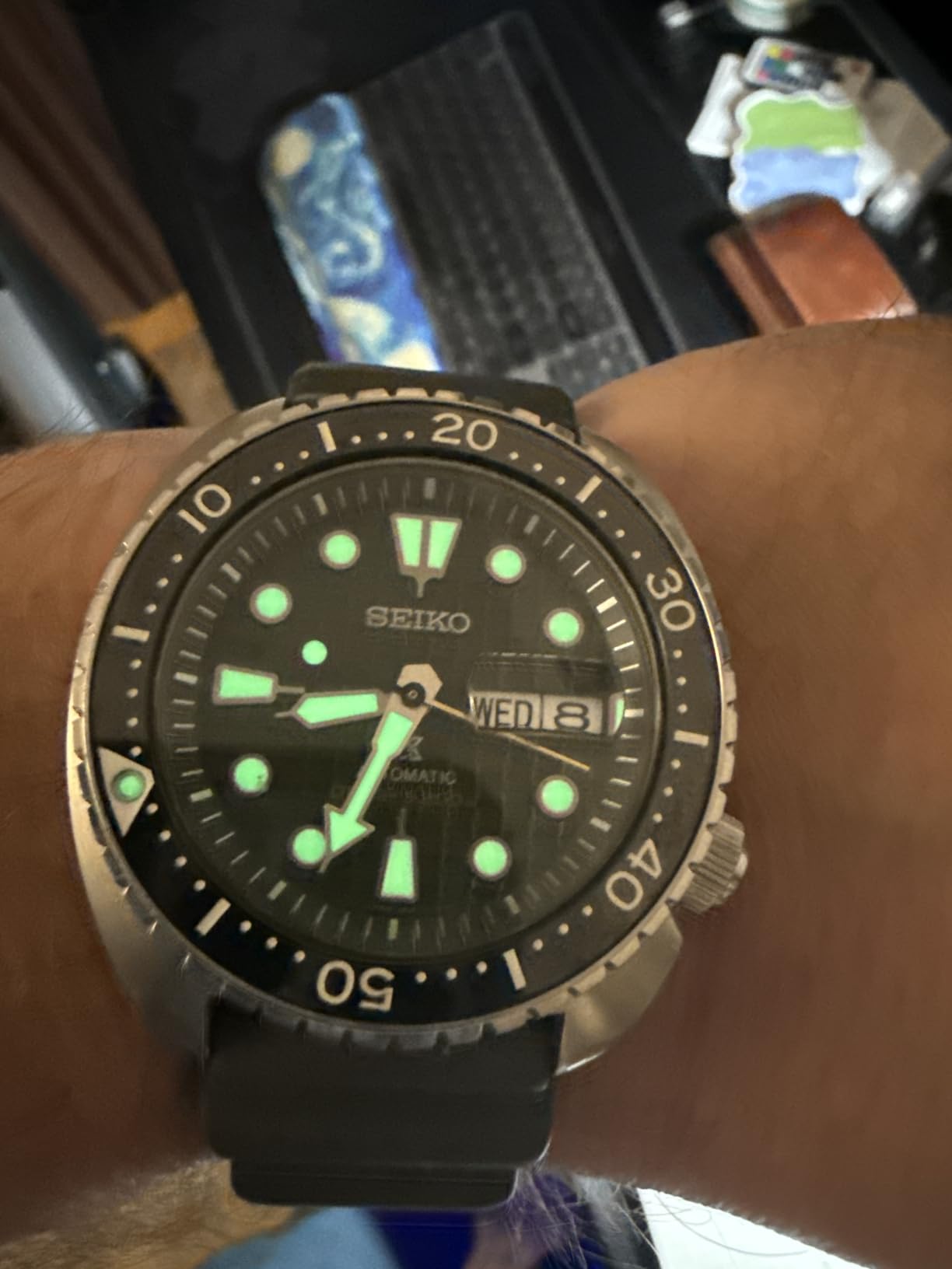 SEIKO Automatic Watch for Men - Prospex Automatic Diver - Rotating Bezel, 200m Water-Resistant - Customer Photo 1