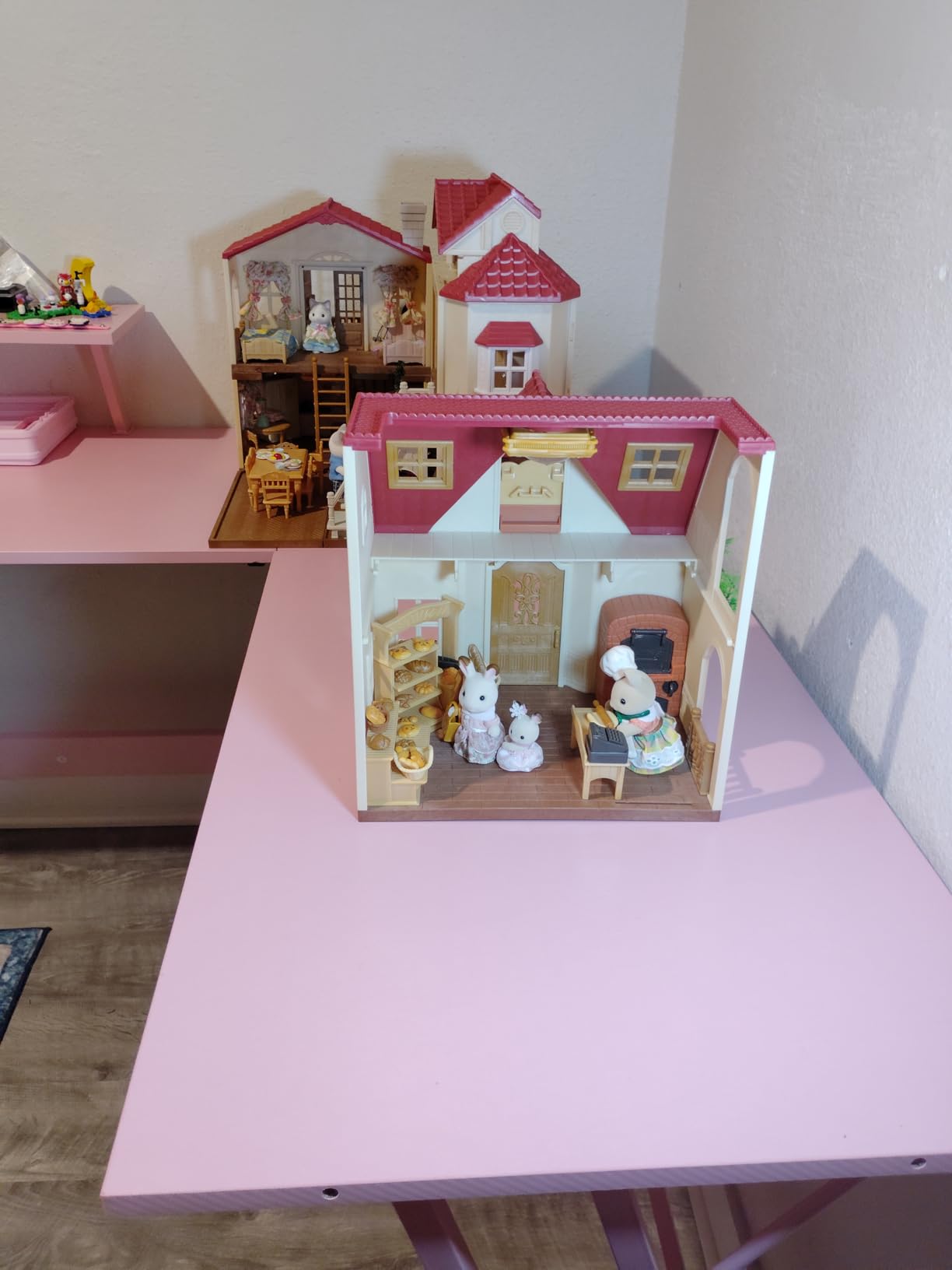 Homall L Shaped Gaming Desk Computer Corner Desk PC Gaming Desk Table with Large Monitor Riser Stand for Home Office Sturdy Writing Workstation (Black, 51 Inch) - Customer Photo 1