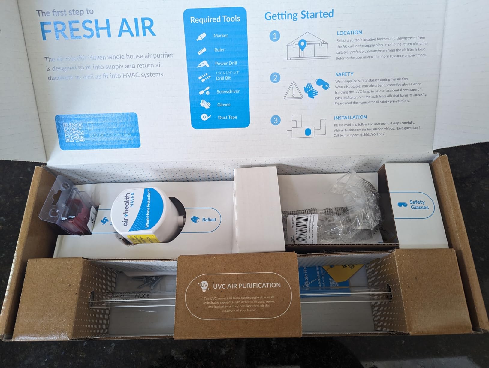 Air Health Haven HVAC Air Purifier | Powerful 16