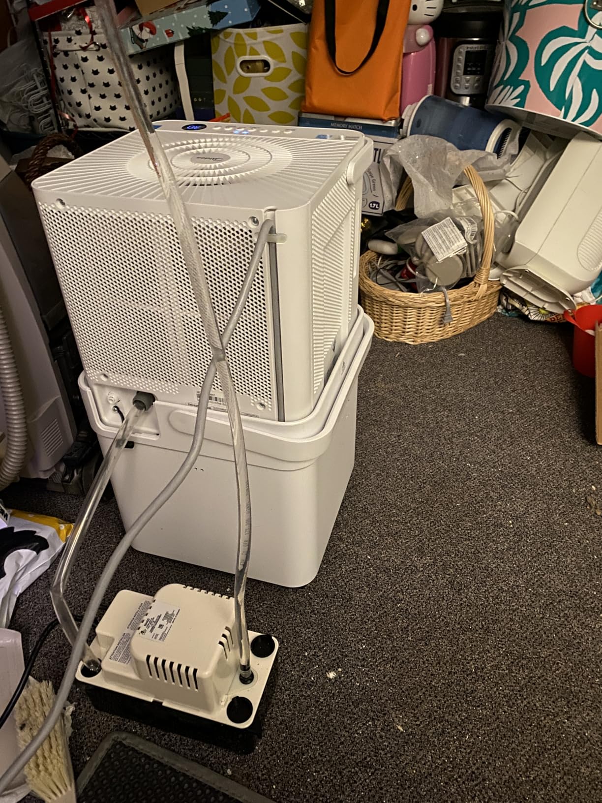 Midea Cube 50 Pint Dehumidifier for Basement and Rooms at Home for up to 4,500 Sq. Ft., Smart Control, Compatible with Alexa (White), Drain Hose Included - Customer Photo 2