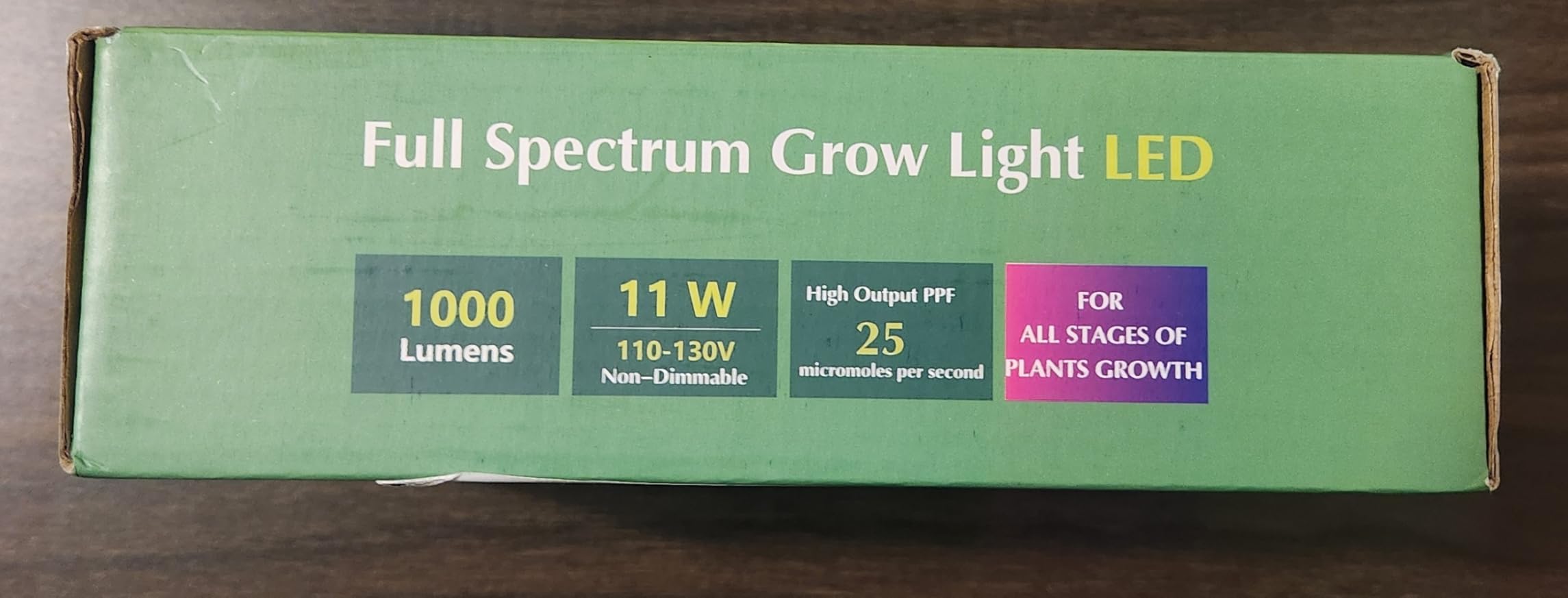 Briignite Grow Light Bulbs, LED Grow Light Bulb A19 Bulb, Full Spectrum | Grow Light Bulb, Plant Light Bulbs E26 Base, 11W Grow Bulb 100W Equivalent, Grow Light for Indoor Plants, Seed Starting, 2Pack customer photo 2