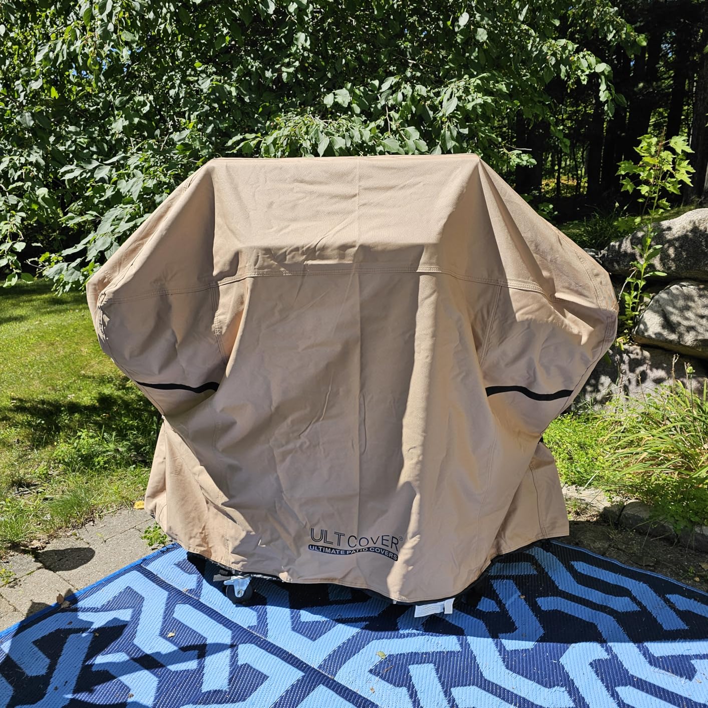 ULTCOVER Waterproof Grill Cover 52 inch, Heavy Duty BBQ Cover for 2-4 Burners Outdoor Gas Barbecue Grill - Customer Photo 1