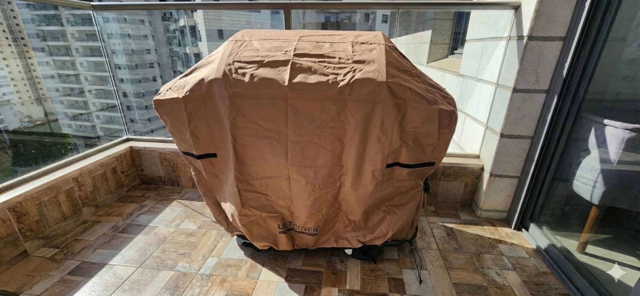 ULTCOVER Waterproof Grill Cover 64 inch, Heavy Duty BBQ Cover for 4-6 Burners Outdoor Gas Barbecue Grill - Customer Photo 2