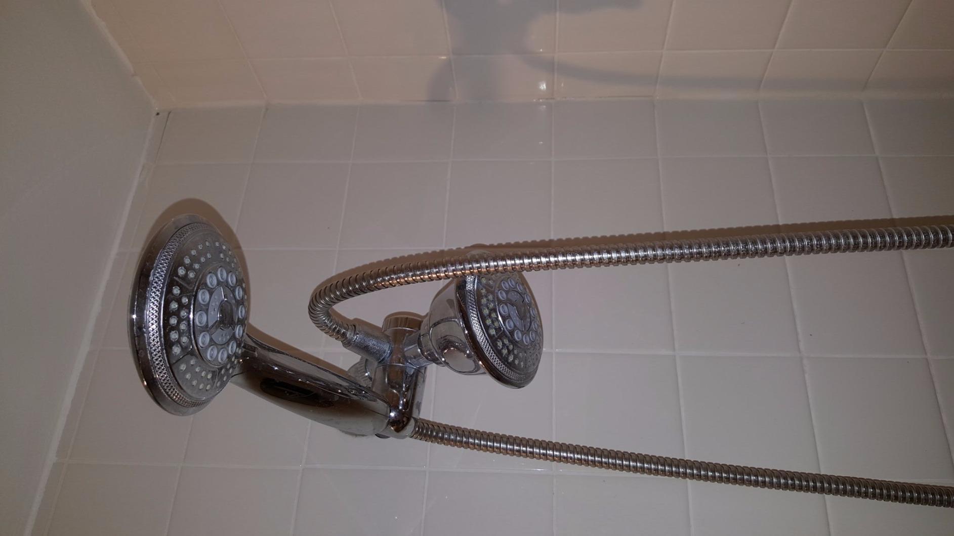 Hydroluxe 1733 Handheld Showerhead & Rain Shower Combo. High Pressure 24 Function 4