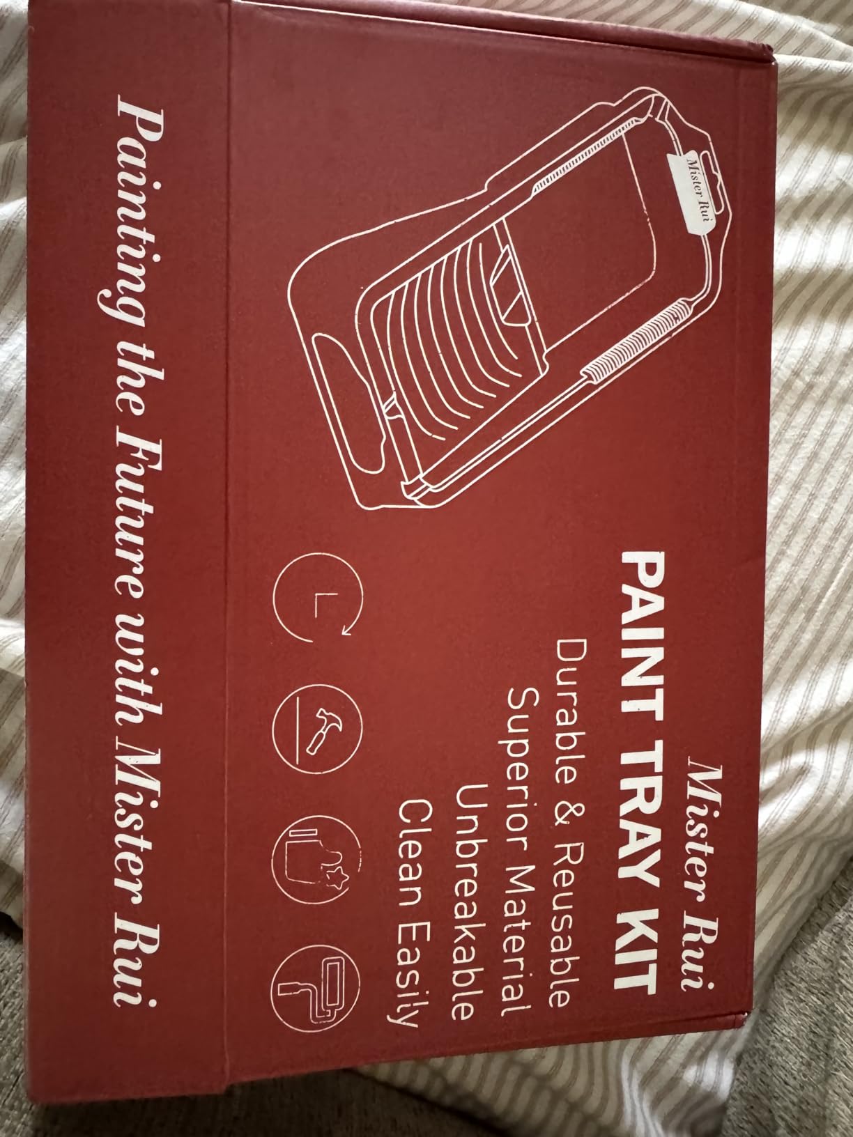 Mister Rui 4 Inch Foam Paint Roller Kit, 8 Pack - Mini Roller Set with 4