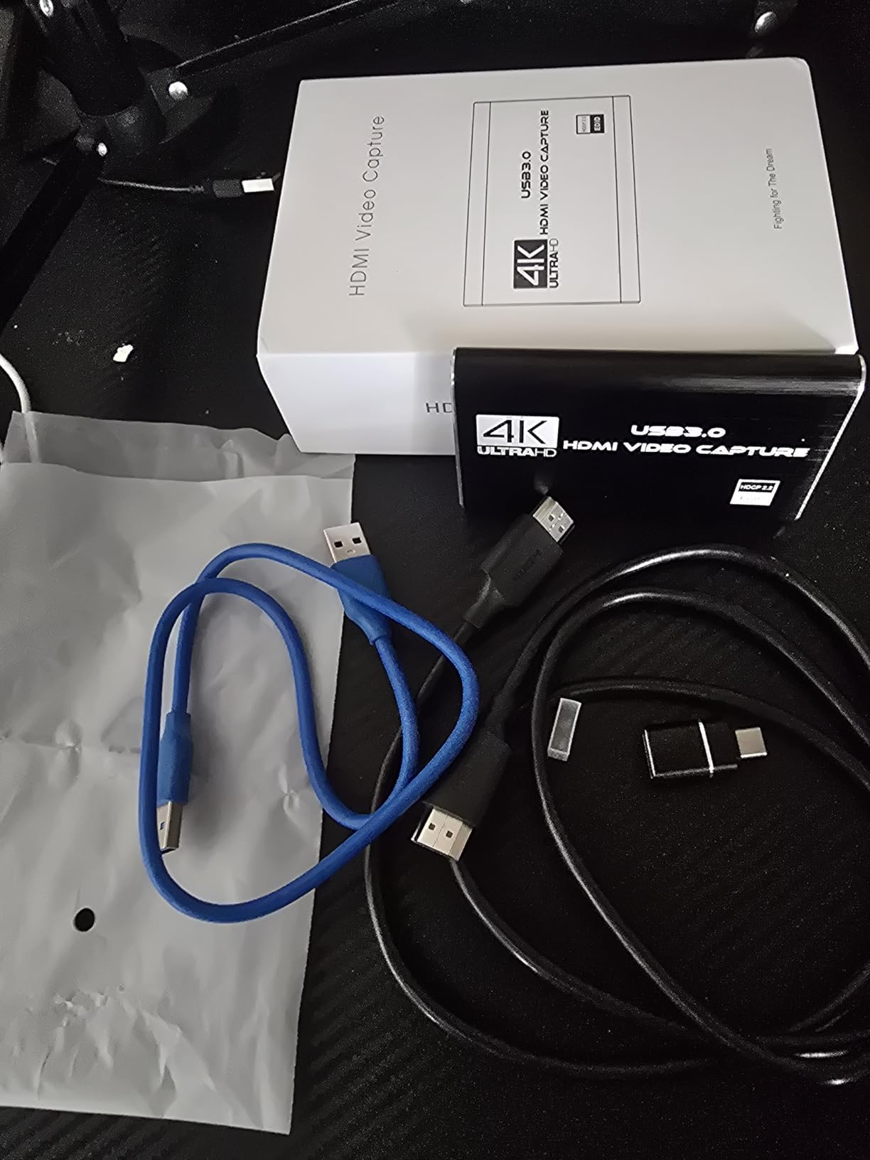 Capture Card Nintendo Switch, 4K HDMI Video Capture Card, 1080P 60FPS, HDMI to USB 3.0 Capture Card for Streaming Work with Camera/Xbox/PS4/PS5/PC/OBS customer photo 1