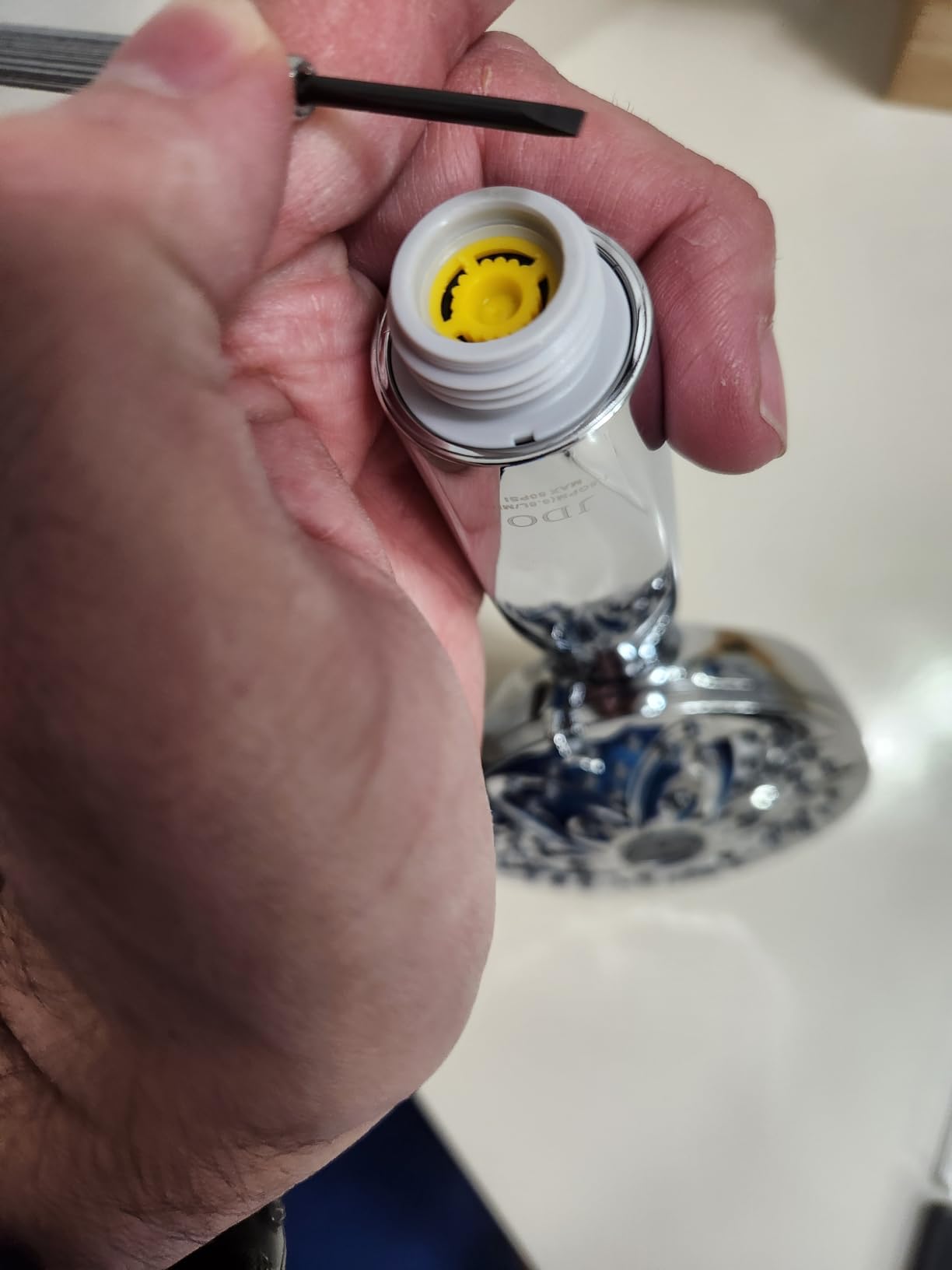 6-Setting Shower Head with Handheld, JDO High Pressure Hand held Shower Head, 4.7 Inch Chrome Detachable Showerhead Set with 59 Inch Stainless Steel Hose and Adjustable Showerhead Holder - Customer Photo 4