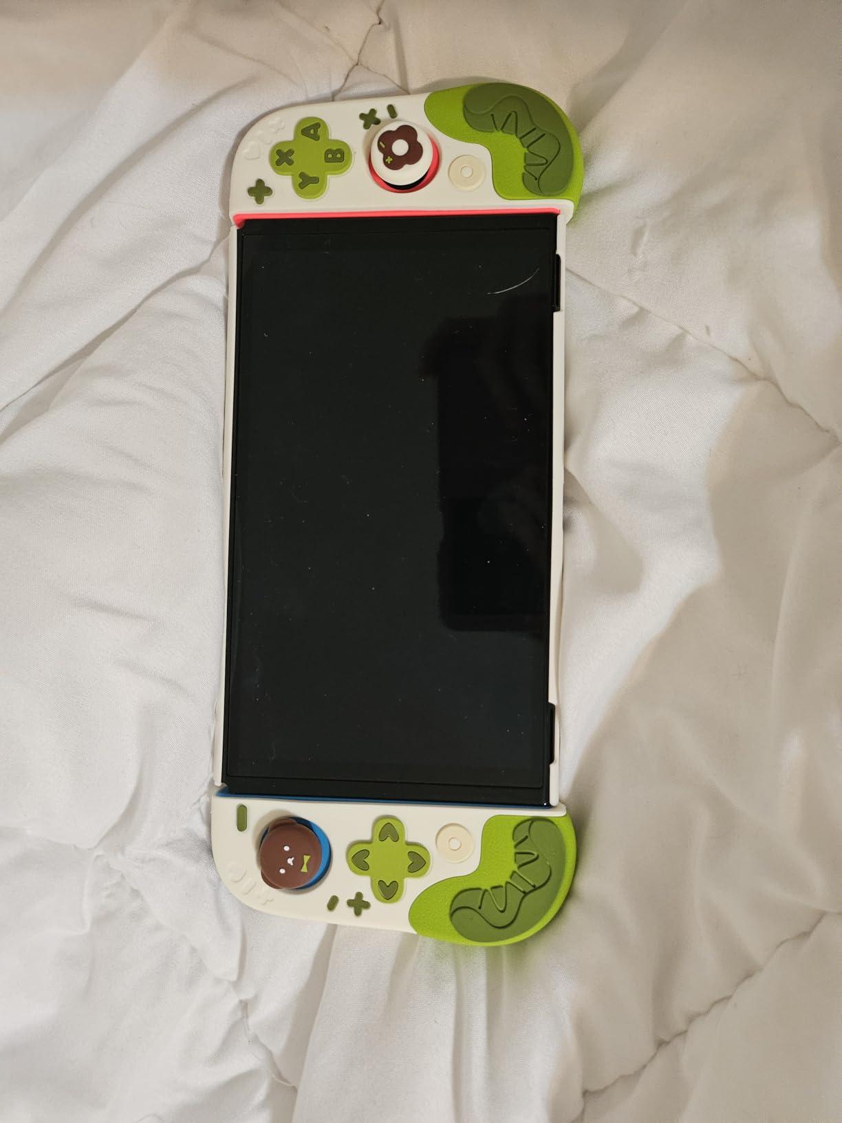 Nintendo Switch – OLED Model w/Neon Red & Neon Blue Joy-Con - Customer Photo 2