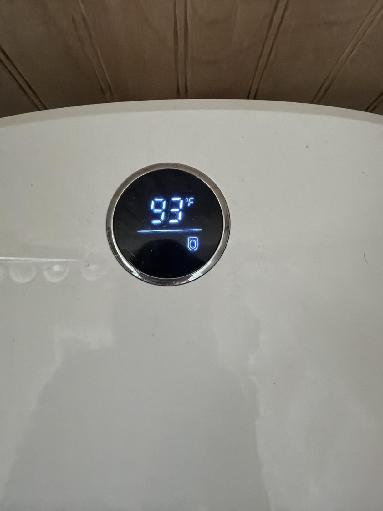 EPLO Smart Toilet,One Piece Bidet for Bathrooms,Modern Elongated Toilet with Warm Water,Dual Auto Flush,Foot Sensor Operation,Heated Bidet Seat,Electric Tankless Toilets with LED Display E16 - Customer Photo 1