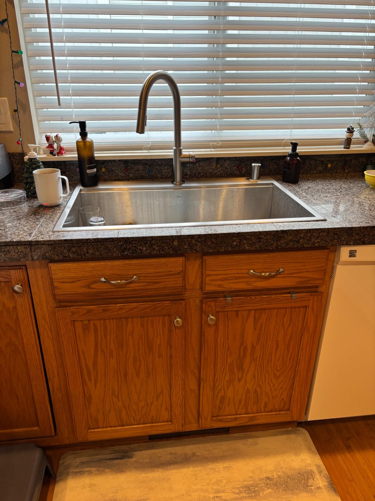 Kraus KWT311-15-316 Kore Outdoor Workstation Drop-In 16 Gauge Marine Grade T-316 Stainless Steel Single Bowl Kitchen Bar Sink with Accessories, 15 x 22 inch - Customer Photo 2