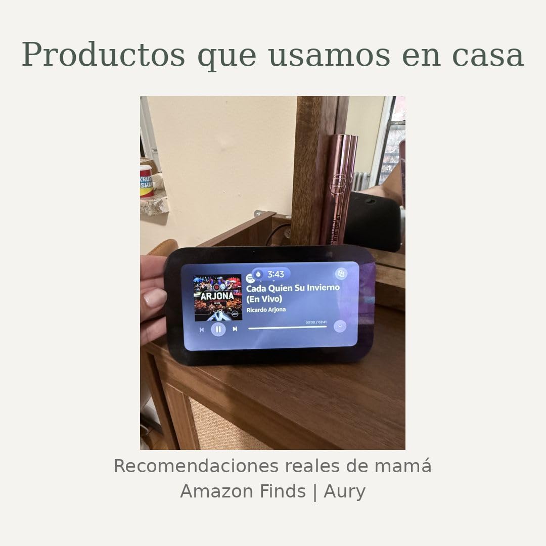 Amazon Echo Show 5 (newest model), Smart display with Alexa+ Early Access, 2x the bass and clearer sound, Charcoal - Customer Photo 3