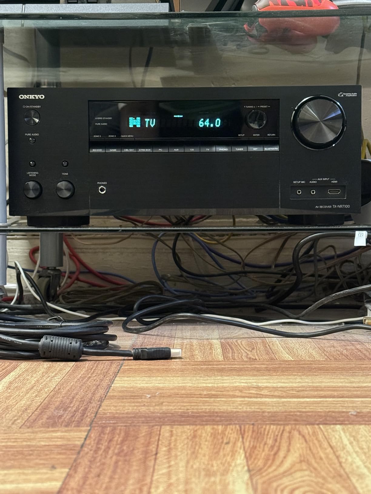 Onkyo TX-NR7100 9.2-Channel AV Receiver - 100 Watts Per Channel, Dirac Live Out of Box, Works with Sonos Certified, THX Certified and More - Customer Photo 1