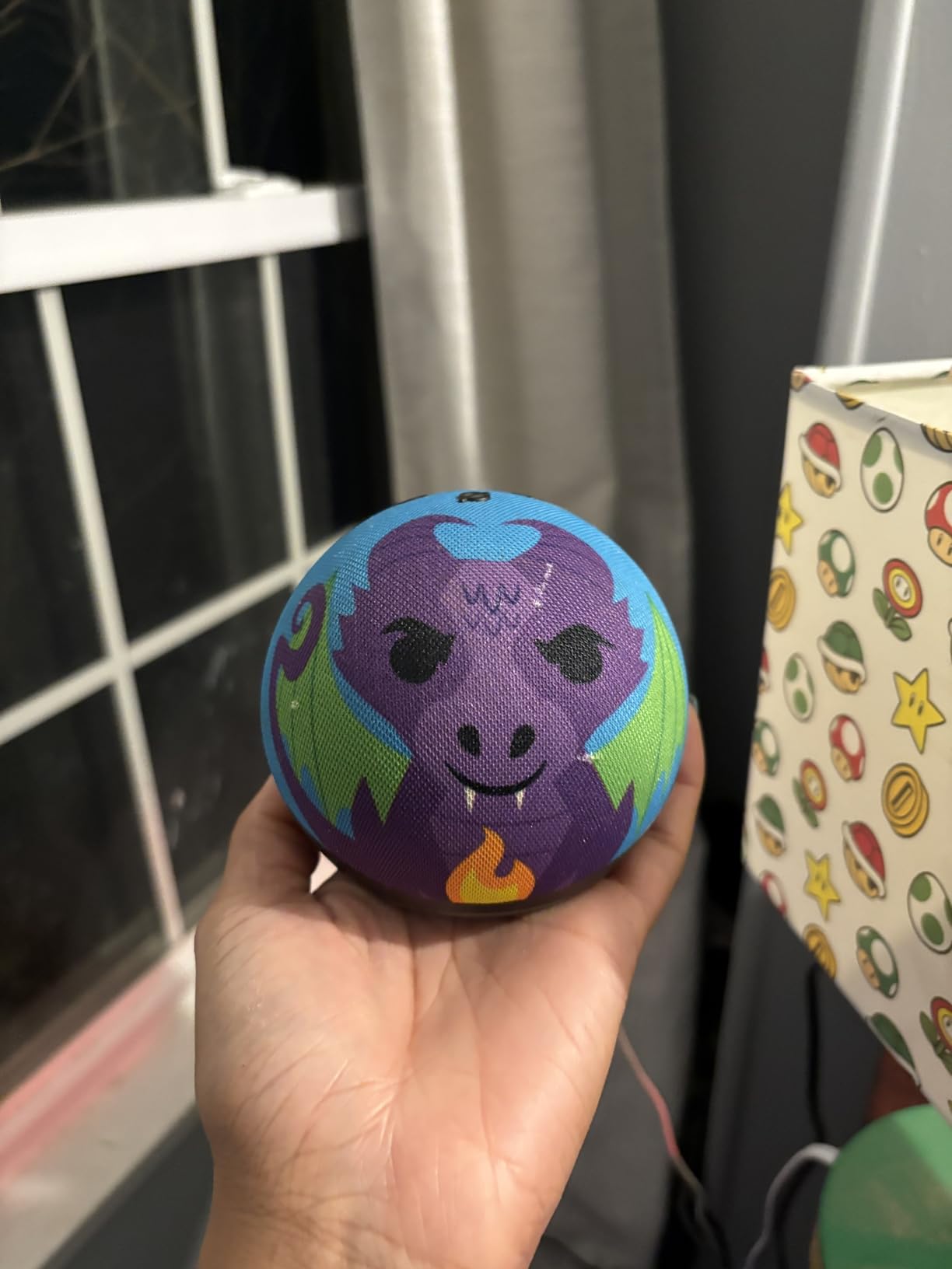 Amazon Echo Dot Kids (newest model) - Designed for kids, with Alexa+ Early Access, parental controls, Includes 1 Year of Amazon Kids+, Owl - Customer Photo 1