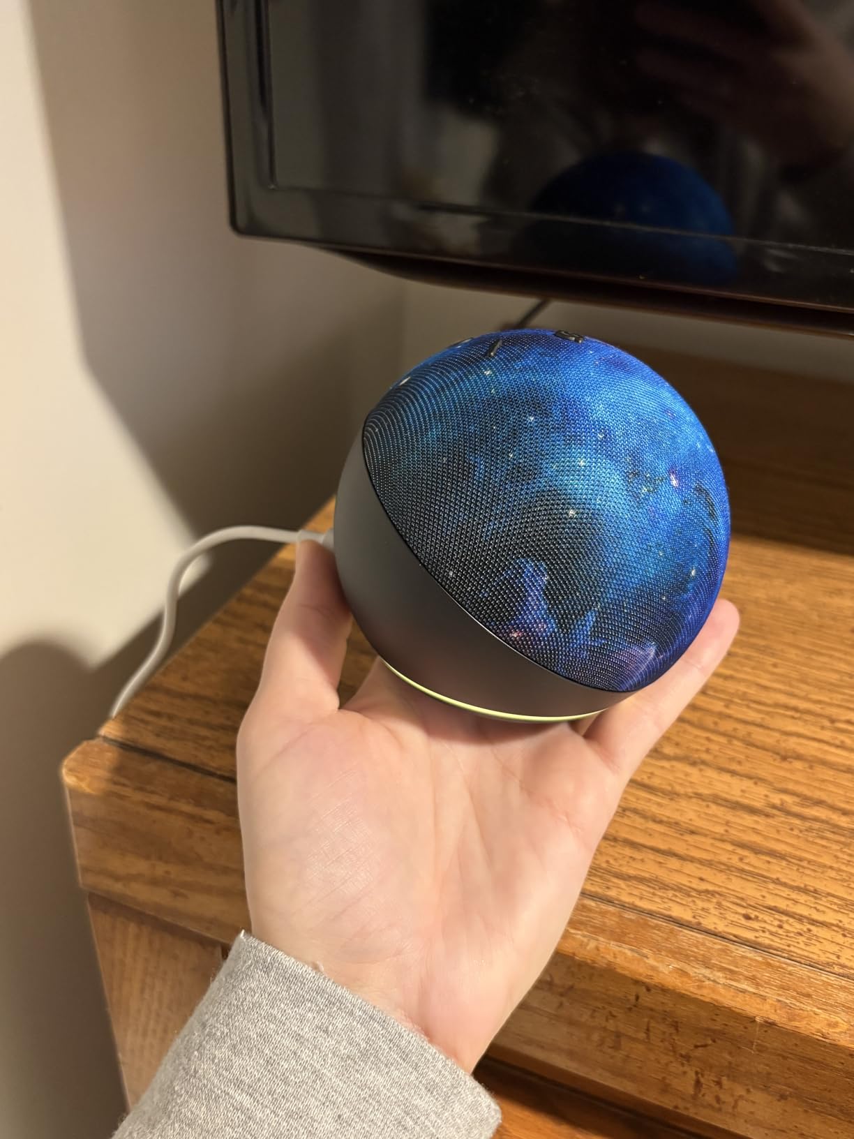 Amazon Echo Dot Kids (newest model) - Designed for kids, with Alexa+ Early Access, parental controls, Includes 1 Year of Amazon Kids+, Owl - Customer Photo 2