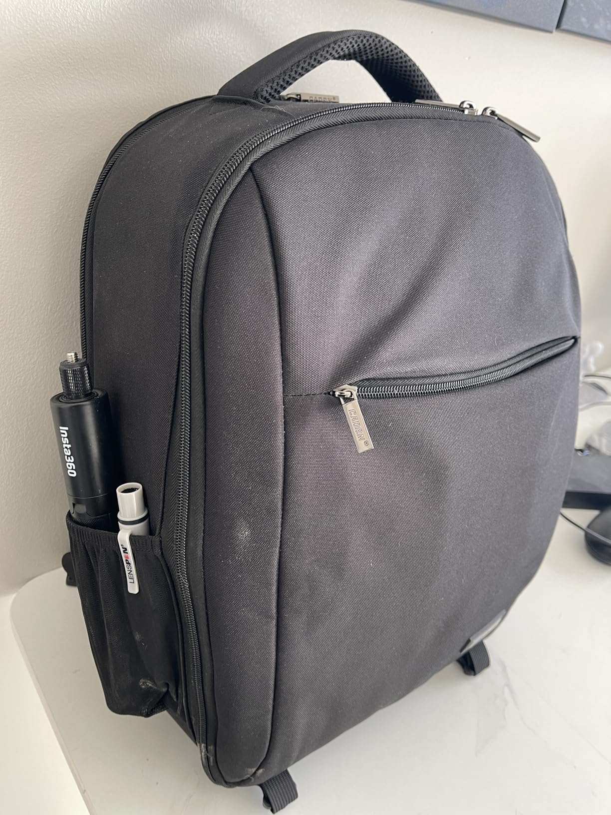 CADeN Camera Backpack, Waterproof Drone and Camera Bag for Canon Nikon Sony DSLR SLR Mirrorless, DJI Mavic, Air 2S, FPV Drone Backpack with 15.6'' Laptop Compartment & Tripod Holder - Customer Photo 2