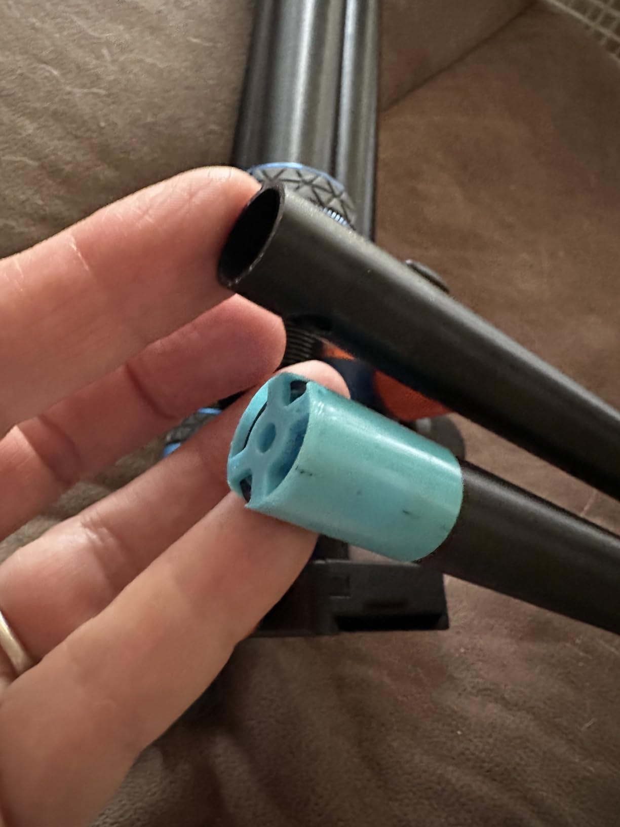 3 Legged Thing Punks Travis 2.0 Magnesium Alloy General Use Tripod - Adjustable, Multi-use Camera Tripod with Three Detachable Legs - Blue/Black (TRAVISBLUE2.0) customer photo 2