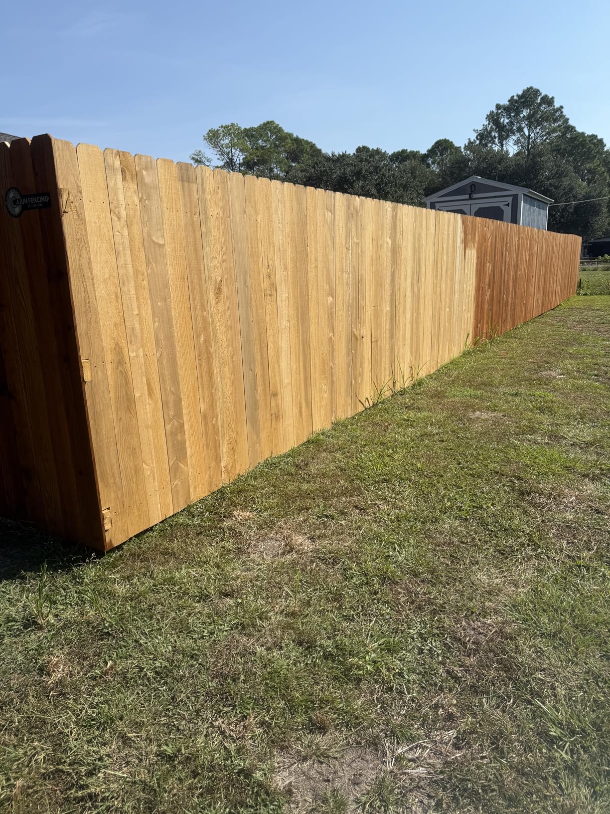 Wood Defender Transparent Fence Stain Chestnut 5-Gallon - Customer Photo 1