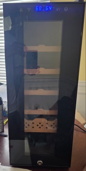 Velieta Wine and Beverage Refrigerator, 24 Inch Dual Zone Fridge with Glass Door, Built-In Cooler with Powerful and Quite Cool System/18 Bottles and 88 Cans Capacity Bverage Cooler - Customer Photo 1