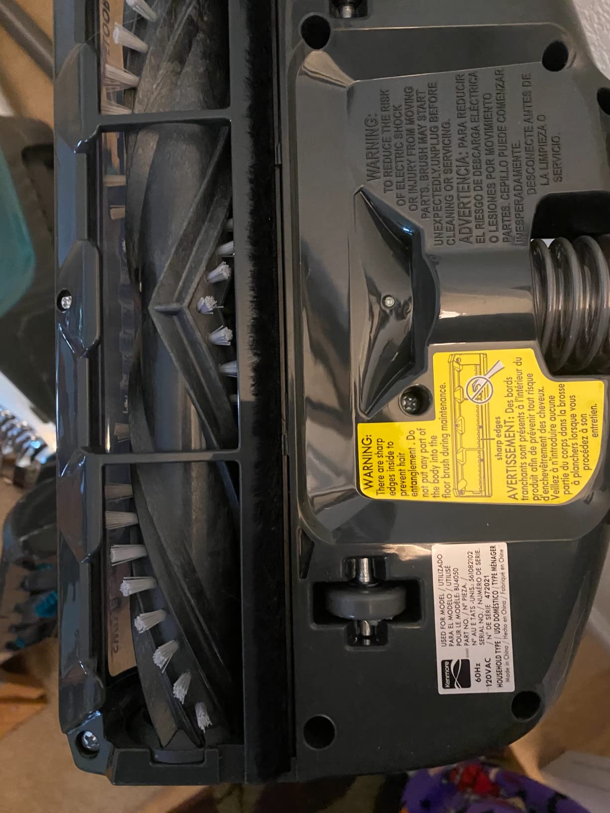 Kenmore BU4050 Intuition Bagged Upright Vacuum, liftup Cleaner with Hair Eliminator brushroll, pet Handi-Mate for Carpet and Hard Floor - Customer Photo 5