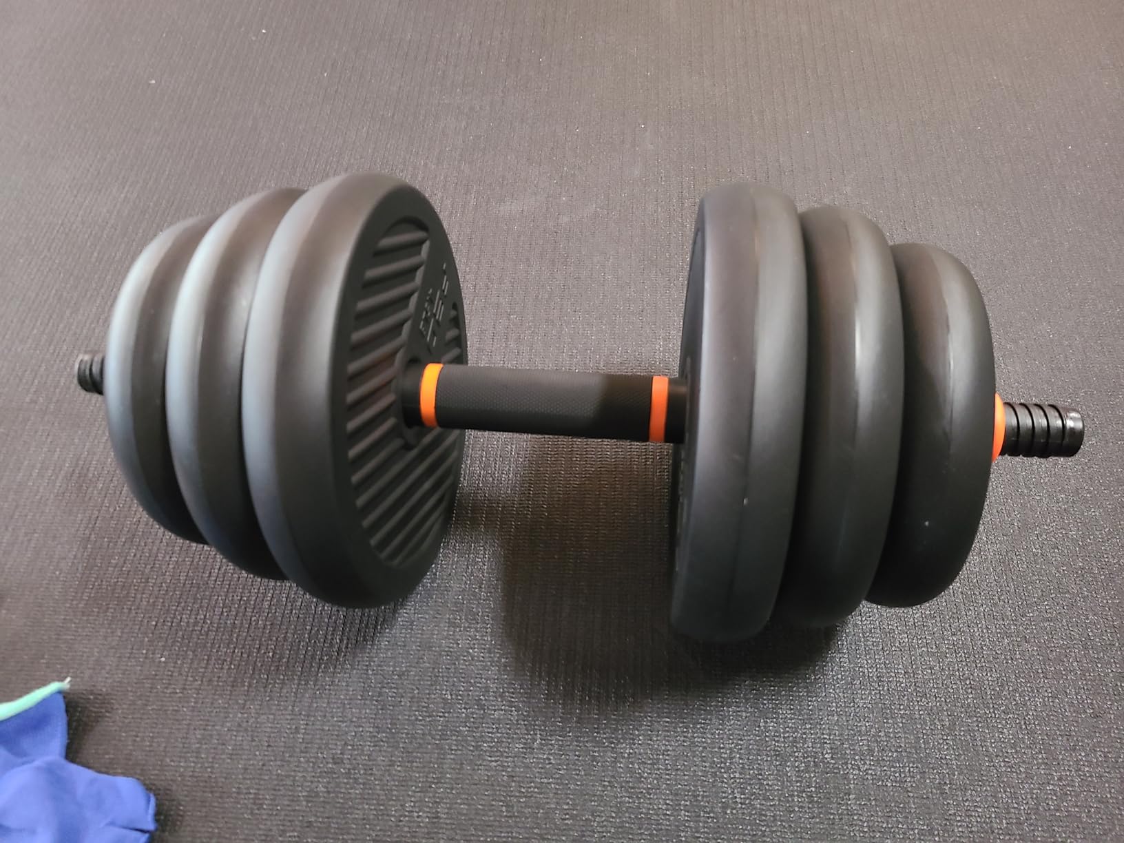 FEIERDUN DS2 Adjustable Dumbbells, 20/30/40/45/70/90lbs Free Weight Set with Connector, 5 in1 Dumbbells Set Used as Barbell, Kettlebells, Push up Stand, Weight Plate, Fitness Exercises for Home Gym customer photo 1