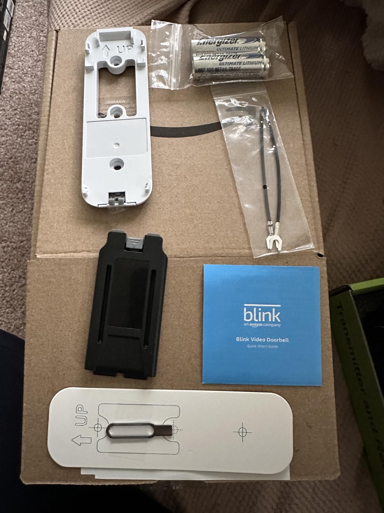 Like-New Blink Video Doorbell (2023 release), Two-way audio, HD video, motion and chime app alerts and Alexa enabled — wired or wire-free (Black) - Customer Photo 1