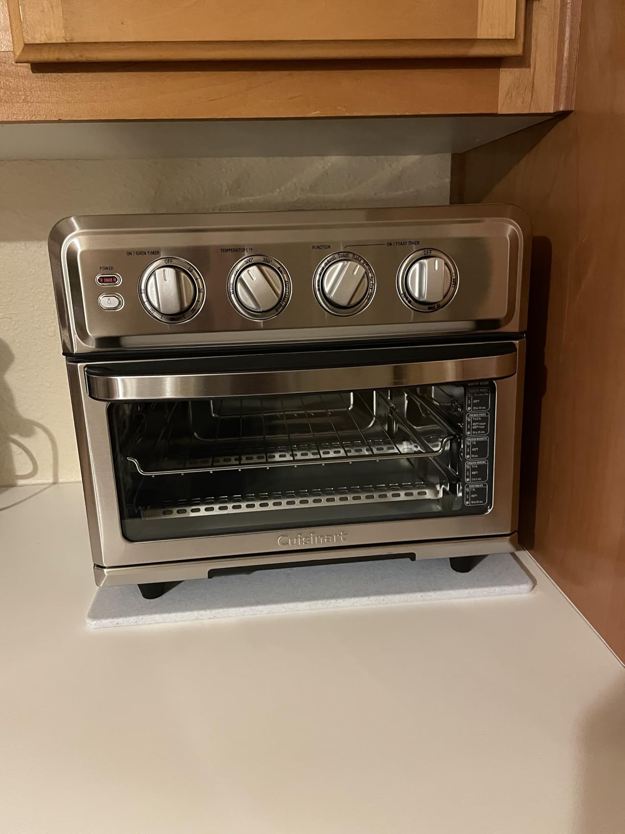 Cuisinart Air Fryer Toaster Oven, 1800W, 8-in-1 with Air Fry, Convection, Broil - Customer Photo 1