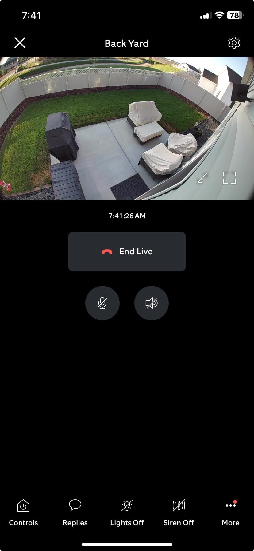 Ring Spotlight Cam Plus, Battery (newest model), Home or business security with HD video, Two-Way Talk, Color Night Vision, and Security Siren, White - Customer Photo 1