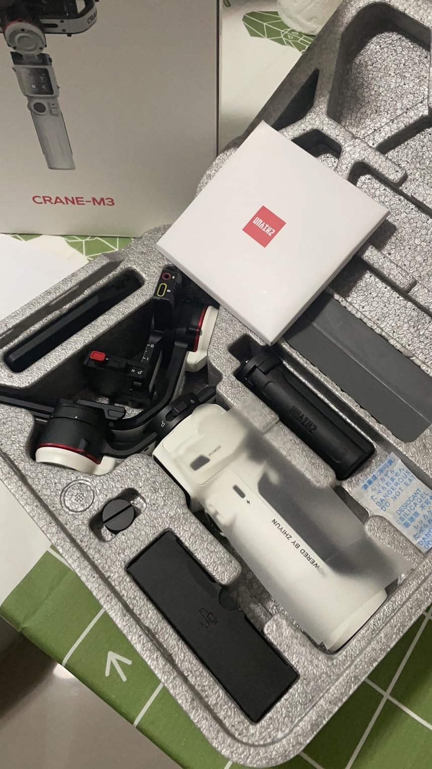 Zhiyun Crane M3 Gimbal 3-Axis Handheld Stabilizer All in One Design for Mirrorless Cameras,Smartphone,Action Cameras(Crane M2 Upgrade Version 2021) customer photo 2