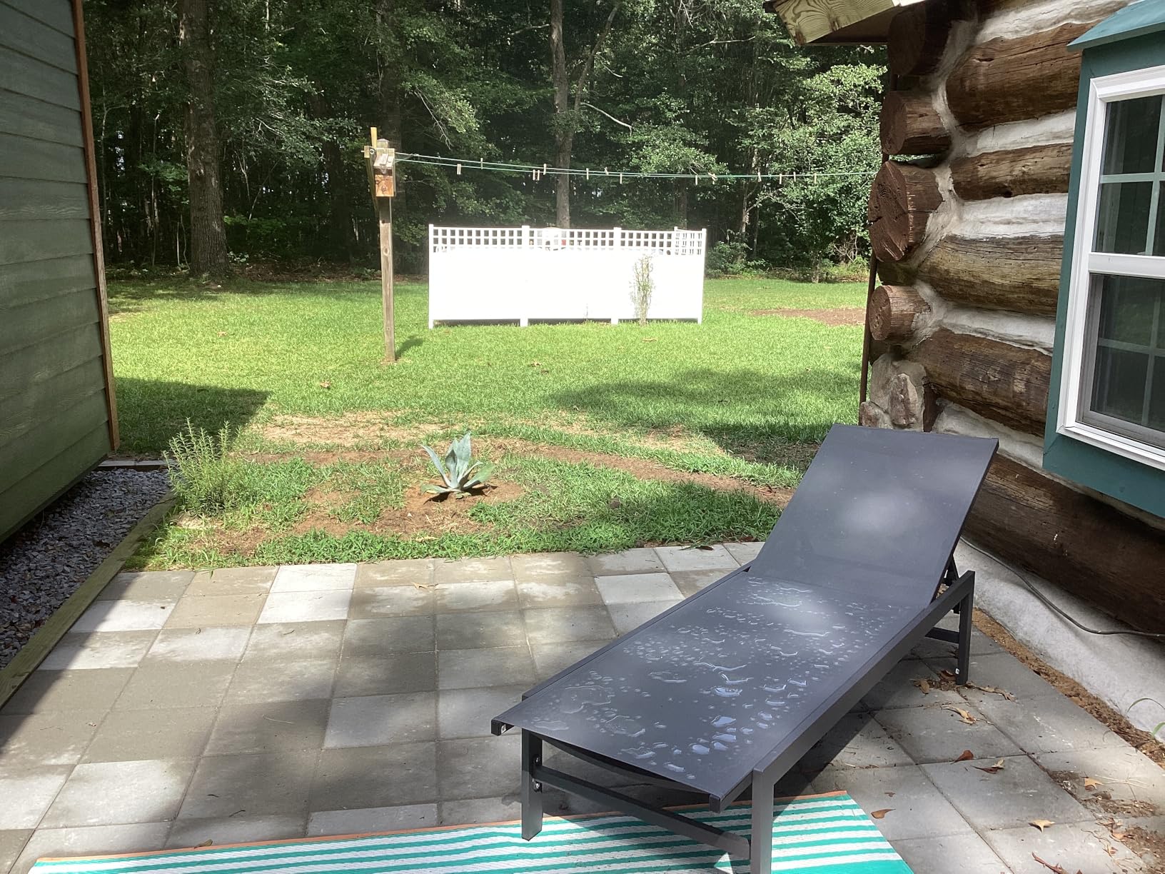 44in H x 42in W (2 Panels) No Dig Zippity Keswick Privacy Fence and Screen Kit, White Vinyl Privacy Fence, Outdoor Privacy Screen Panels for Yard, Trash Can Enclosure, Air Conditioner Fence ZP19060 - Customer Photo 3