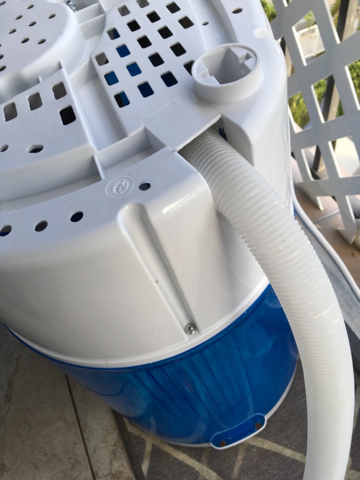 Giantex Portable Washing Machine, Mini Washer and Spinner Combo, 5.5lbs Washing Capacity, Semi-automatic Compact Laundry Machine for Apartment Dorm RV - Customer Photo 2