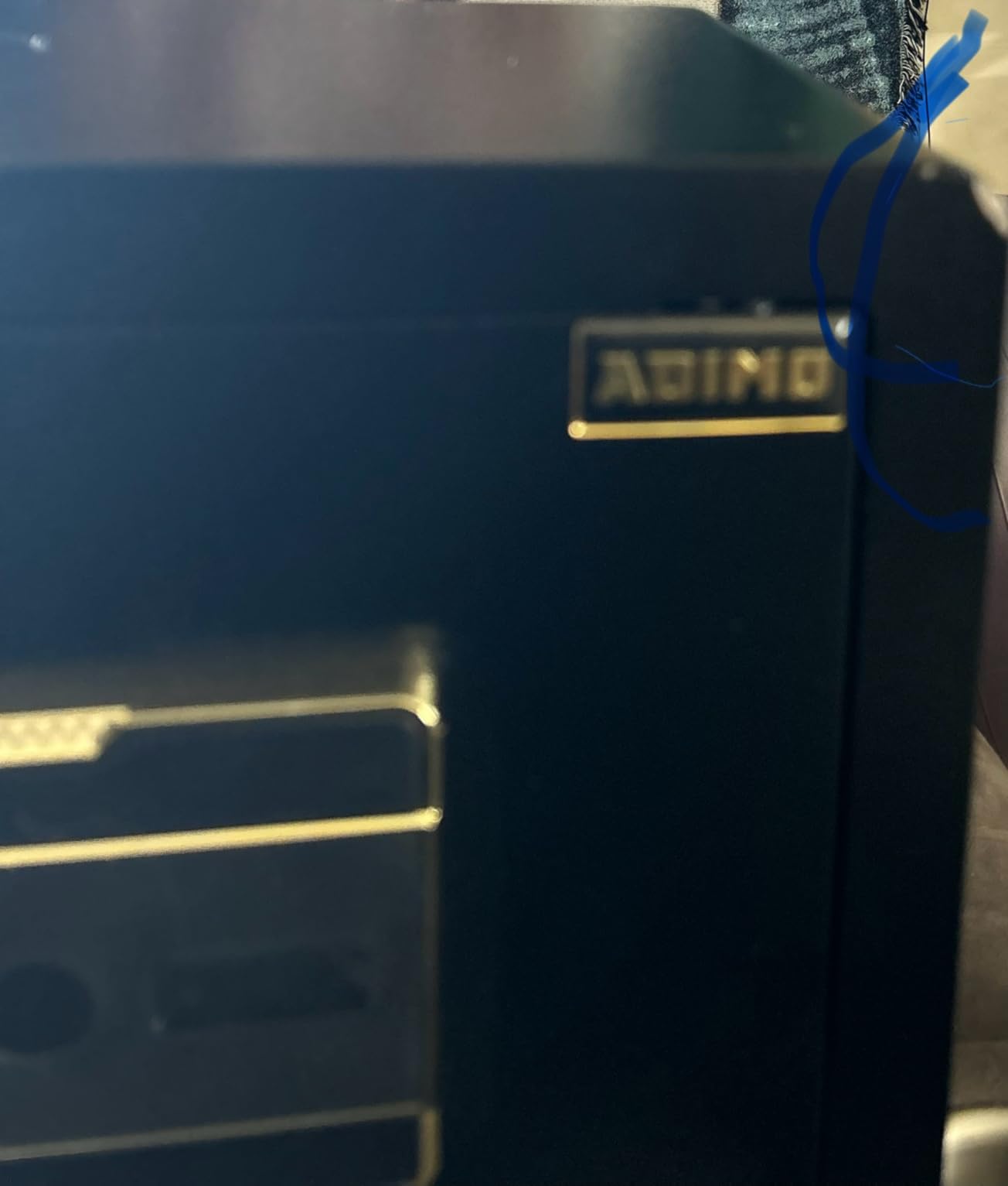 ADIMO Home Safe Box, 1.2 Cubic Feet Security Safe with Fireproof Waterproof Money Bag, Digital Keypad and Dual Key System, Personal Lock Money Box for Home Office Valuable Document Black - Customer Photo 2