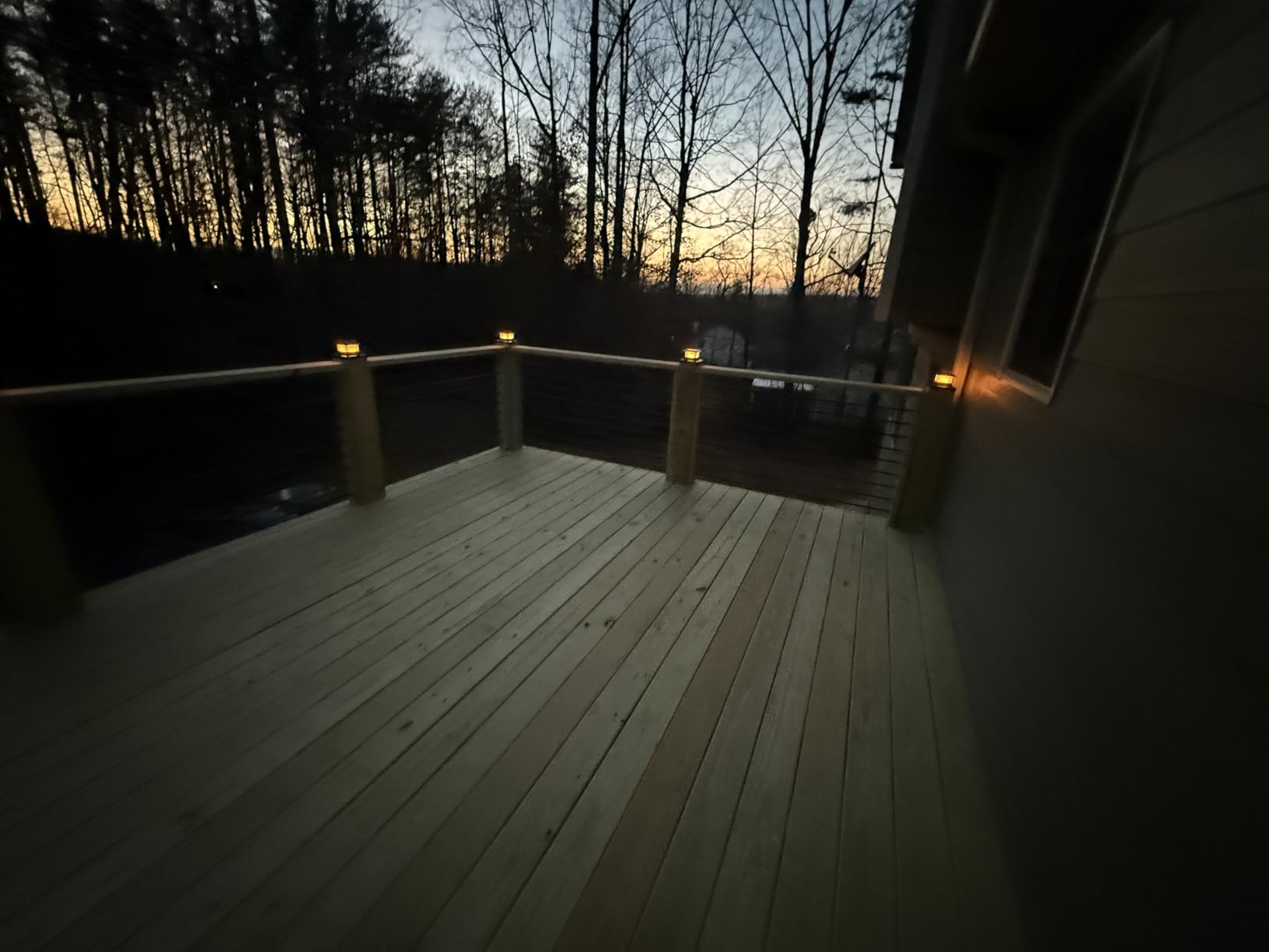 Dynaming 6 Pack Solar Post Cap Lights Outdoor, Fence Post Solar Lights Fit for 4x4 5x5 6x6 Vinyl/Wooden Posts, High Brightness Warm White SMD LED Lighting Decor for Garden Deck Patio - Customer Photo 2