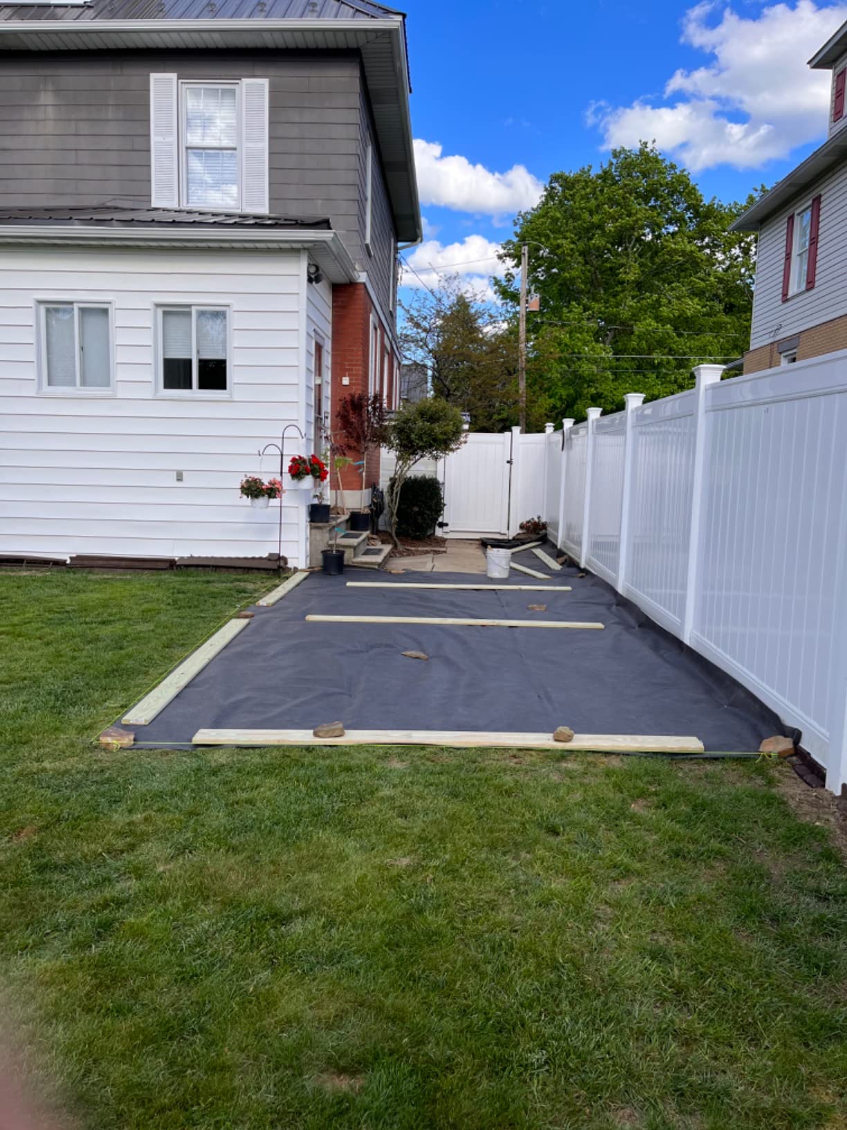 NewTechWood UltraShield Naturale 1 ft. x 3 ft. Quick Deck Outdoor Composite Deck Tile in Westminster Gray (15 sq. ft. Per Box) - Customer Photo 1