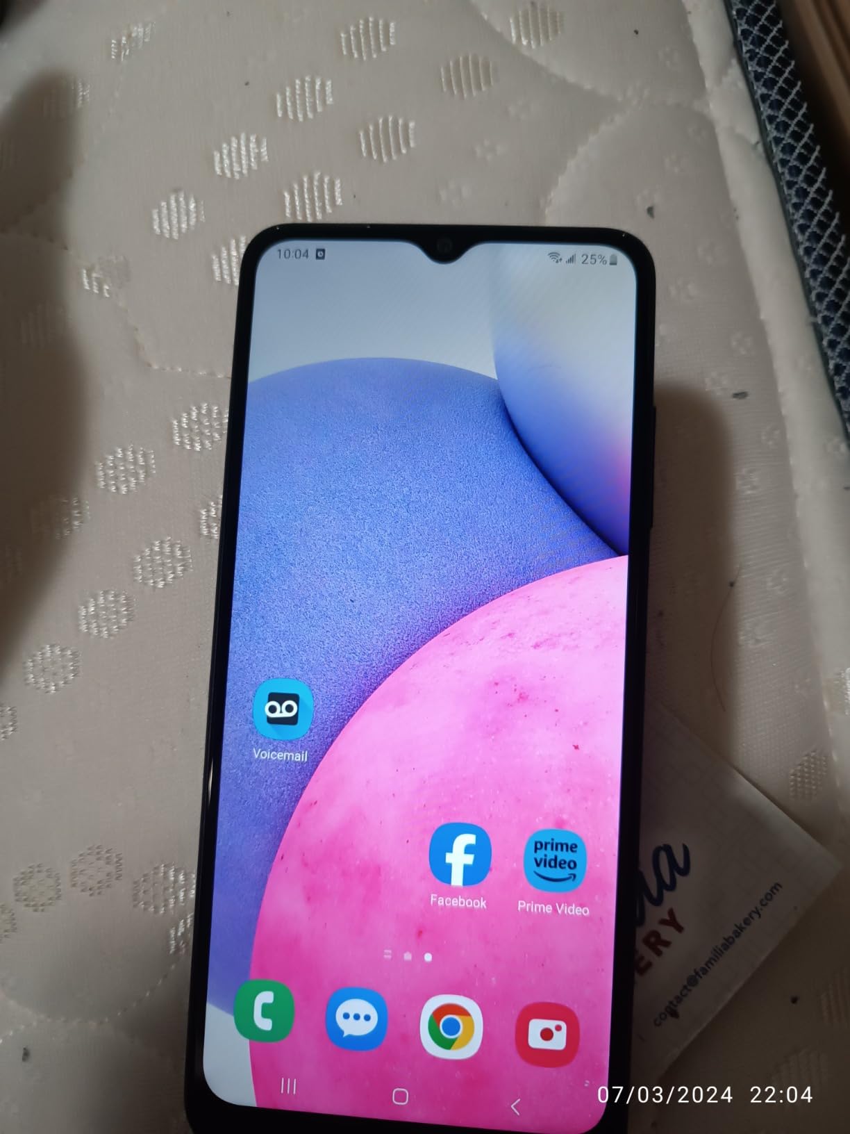 Samsung Galaxy A03s Cell Phone, AT&T GSM Unlocked Android Smartphone, 32GB, Long Lasting Battery, Expandable Storage, 3 Camera Lenses, Infinite Display - Black (Renewed) - Customer Photo 2