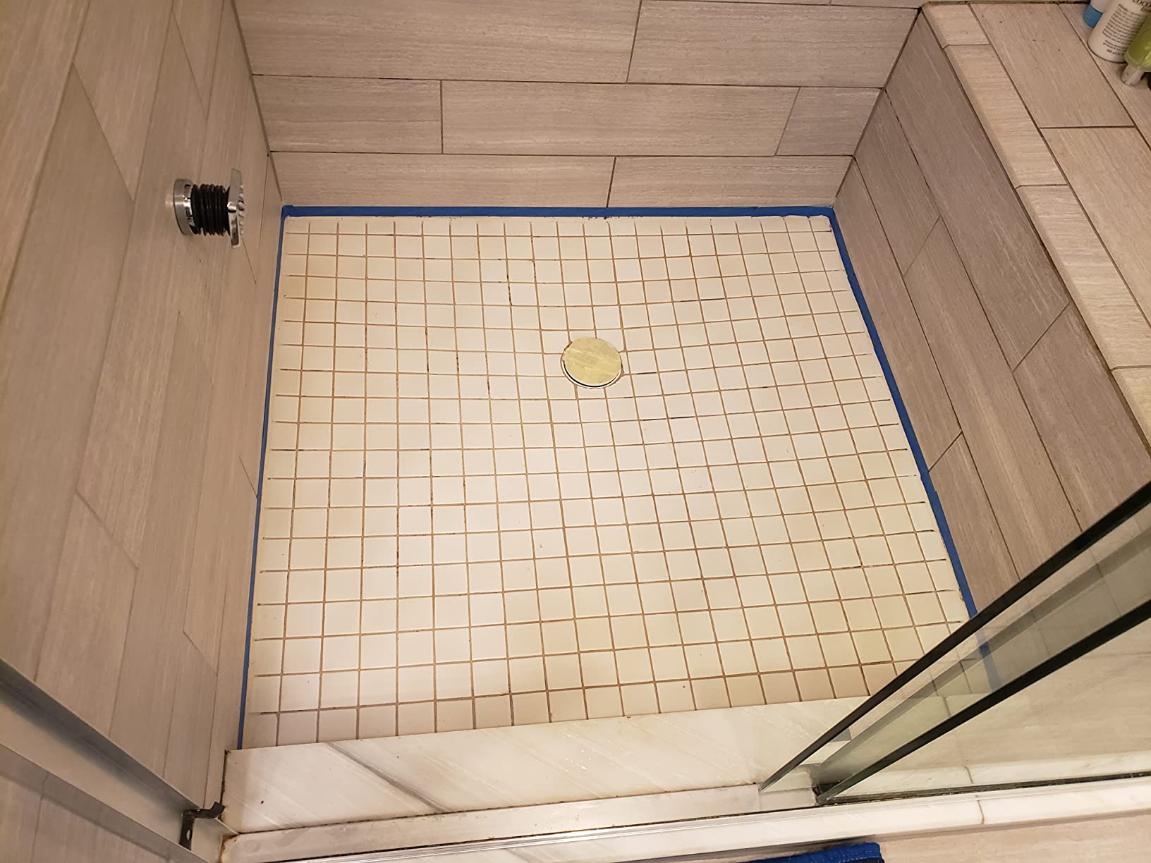 Diflart Carrara White Marble Mosaic Tile, 3/4 Inch Penny Round, Honed, Natural Marble Backsplash Tiles for Kitchen Bathroom Wall Floor, Pack of 5 Sheets - Customer Photo 2