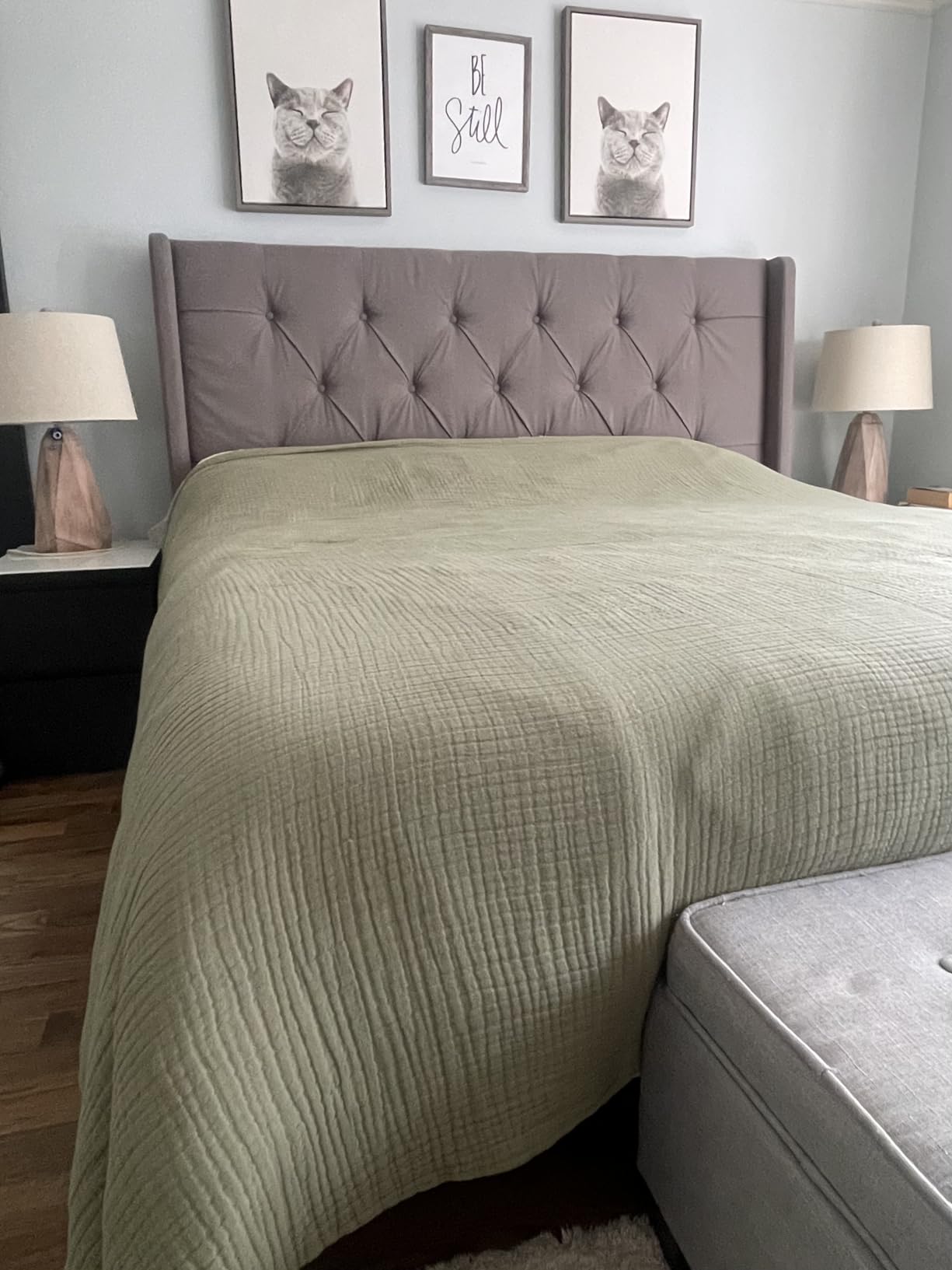 EGOHOME 12 Inch Queen Memory Foam Mattress for Back Pain, Cooling Copper Gel Bed in a Box, Foam Made in USA, CertiPUR-US Certified, Therapeutic Medium Firm - Customer Photo 1