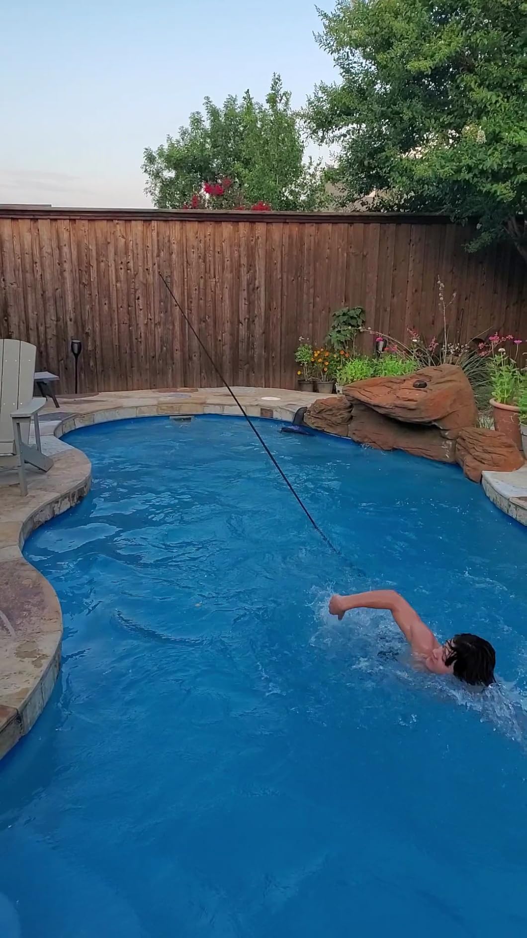 Hikeen Swimming Training Belt - 4M Tether for Swim in Place, Stationary Harness, Aquatic Resistance Belt - Customer Photo 2