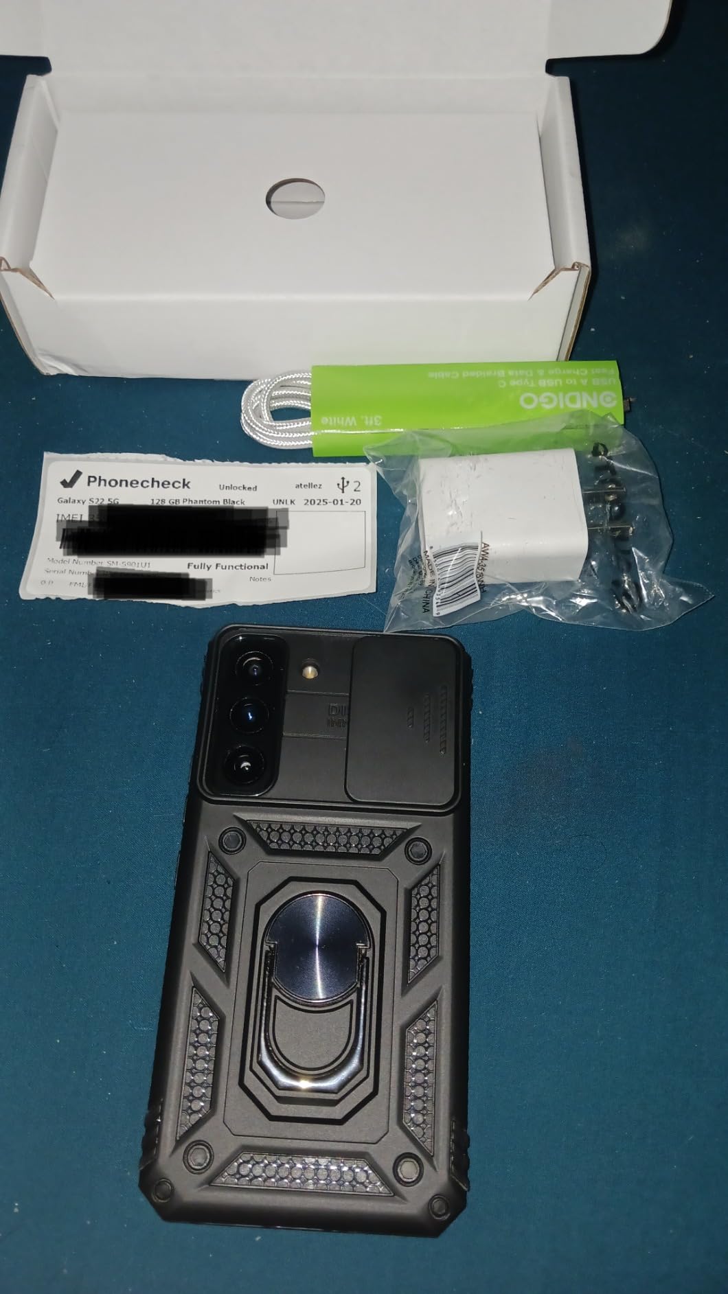 Samsung Galaxy S22 Smartphone, Factory Unlocked Android Cell Phone, 128GB, 8K Camera & Video, Brightest Display, Long Battery Life, Fast 4nm Processor, US Version, Phantom Black (Renewed) - Customer Photo 1