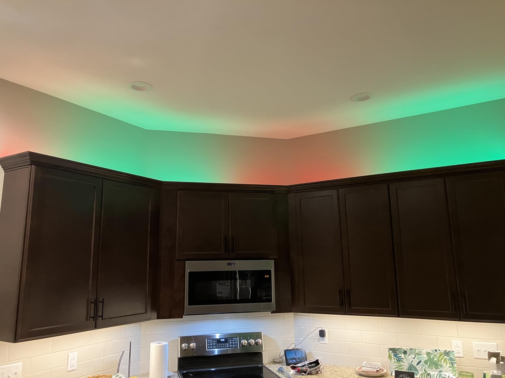 Govee 100ft RGBIC LED Strip Lights, Smart LED Lights Work with Alexa and Google Assistant, LED Lights for Bedroom WiFi App Control Segmented DIY Multiple Colors, Color Changing Light, (2 x 50ft) - Customer Photo 1