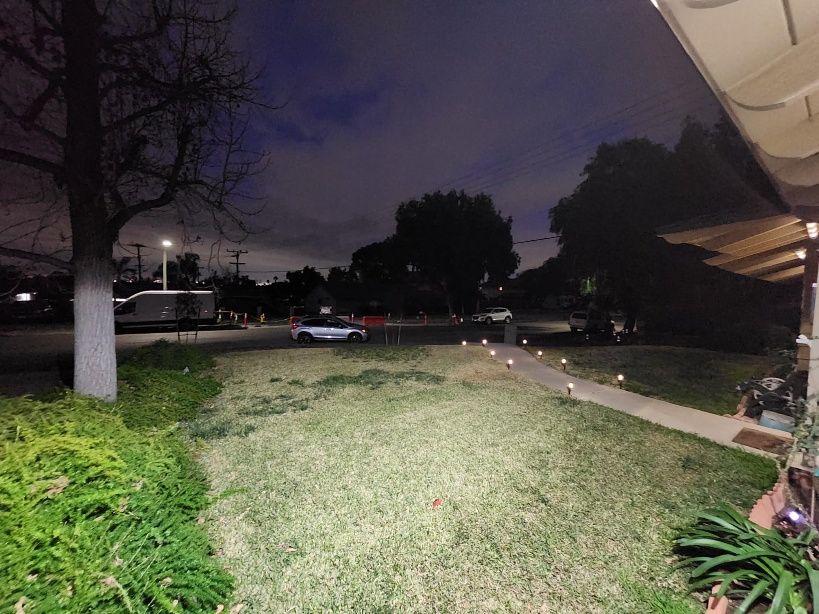 LUTEC 32W 3500 Lumen LED Security Lights Motion Sensor Light Outdoor, 5000K Daylight, IP65 Waterproof, Dusk to Dawn, Hardwired Motion Detector Flood Light for Garage, Yard, Porch-Black - Customer Photo 2