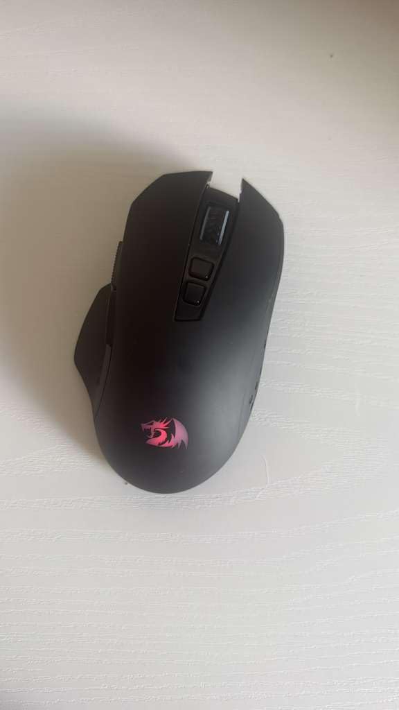 Redragon M656 Gainer Wireless Gaming Mouse, 4000 DPI 2.4Ghz Wireless Mouse w/ 5 DPI Levels, 7 Macro Buttons, Red LED Backlit & Pro Software/Drive Supported, for PC/Mac/Laptop - Customer Photo 1