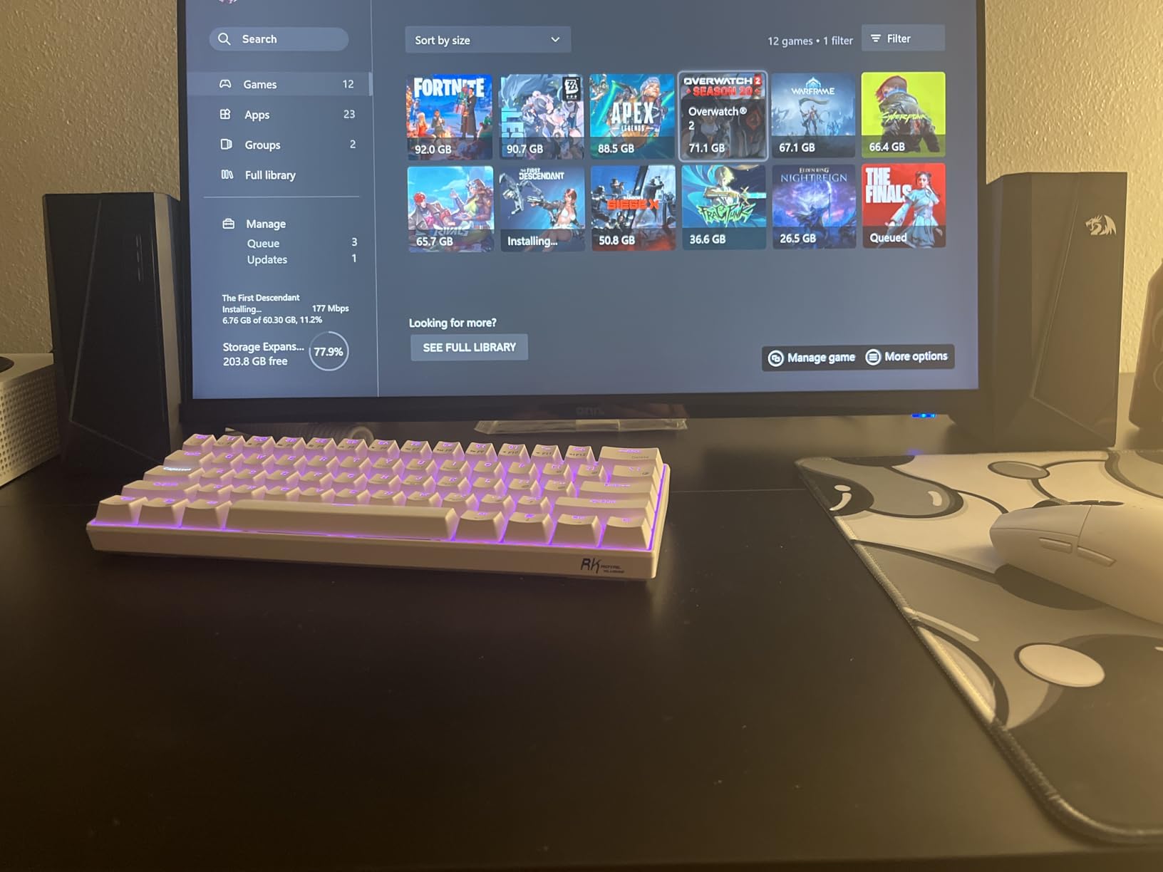 Furmax 55 x 24 Inches Electric Height Adjustable Standing Desk - Customer Photo 1