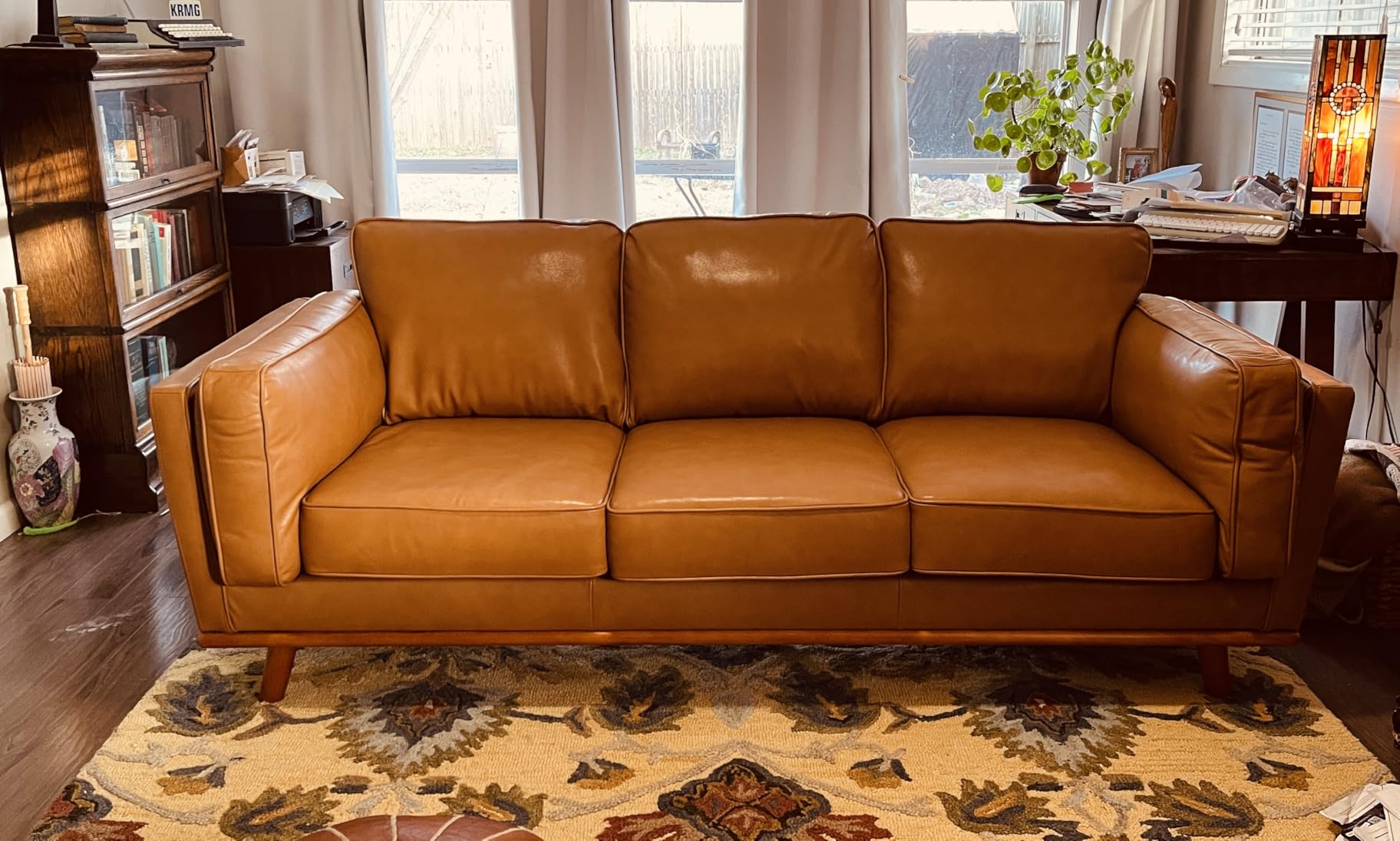Valencia Artisan Full Leather Sofa 88
