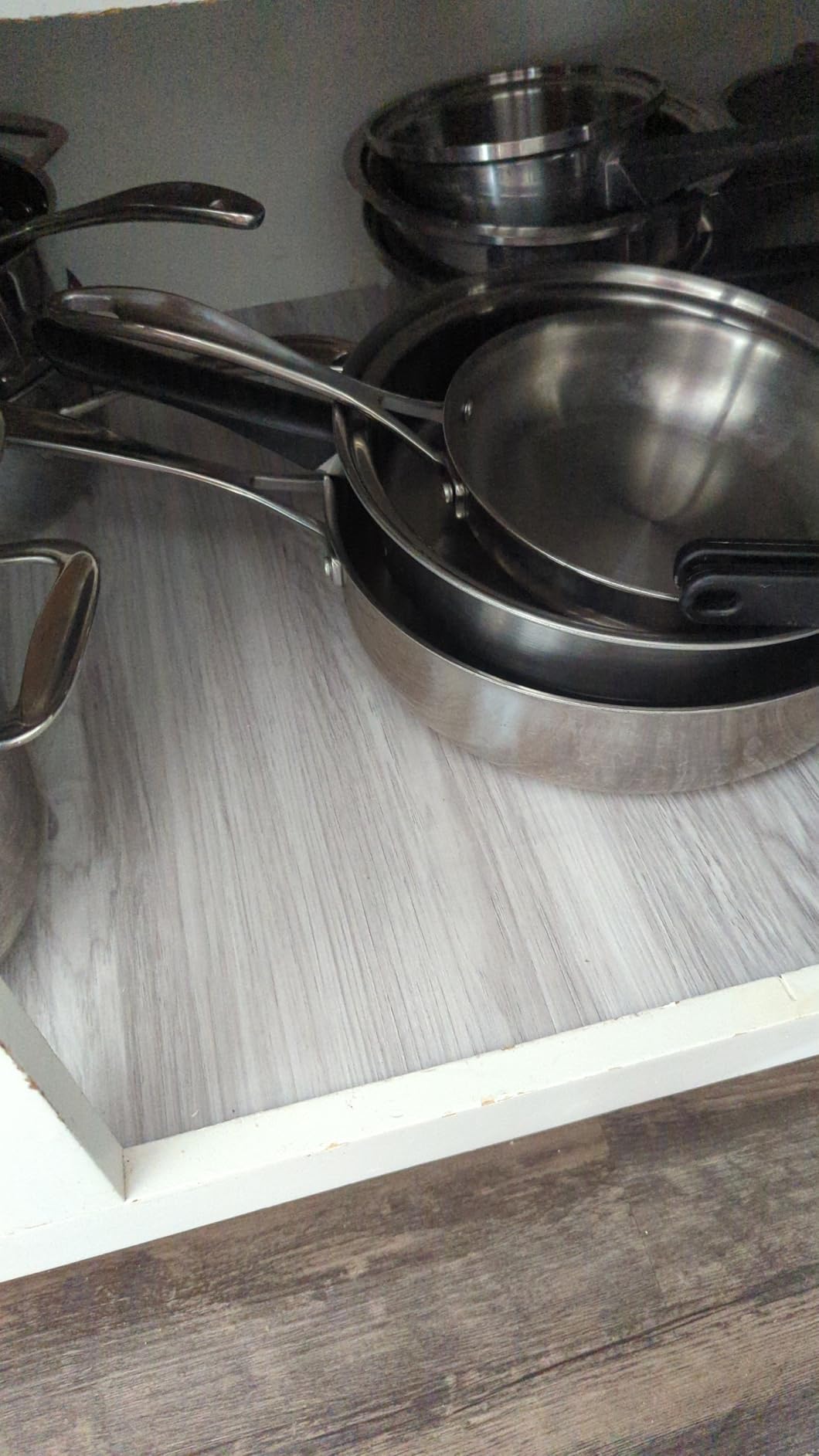 20-Pack 30 Sq.Ft Peel and Stick Floor Tile, Vinyl Plank Flooring, Natural Wood Look, Self Adhesive Durable and Waterproof for Transfer Bedroom, Kitchen, RV, Bathroom and Living Room, 36inx6in - Customer Photo 1