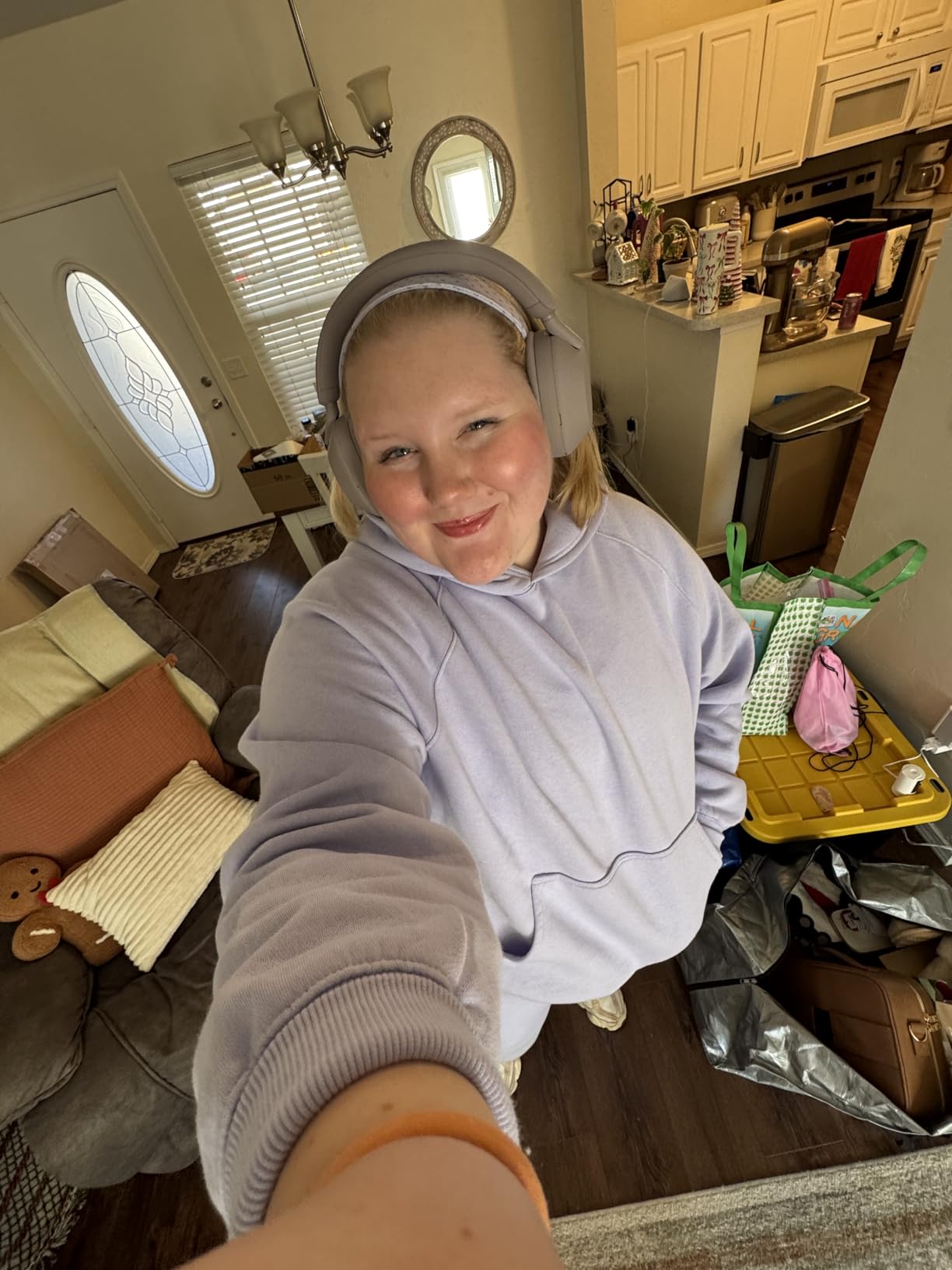 Sony WH-1000XM5 Premium Noise Canceling Headphones, Auto NC Optimizer, 30-Hour Battery, Alexa Voice Control, Black - Customer Photo 3