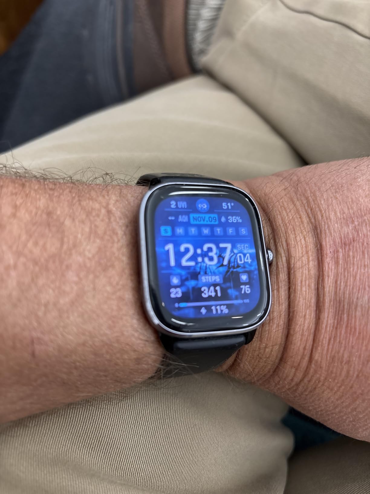 Amazfit GTS 4 Mini Smart Watch for Women Men, Alexa Built-in, GPS, Fitness Tracker with 120+ Sport Modes, 15-Day Battery Life, Heart Rate Blood Oxygen Monitor - Customer Photo 2