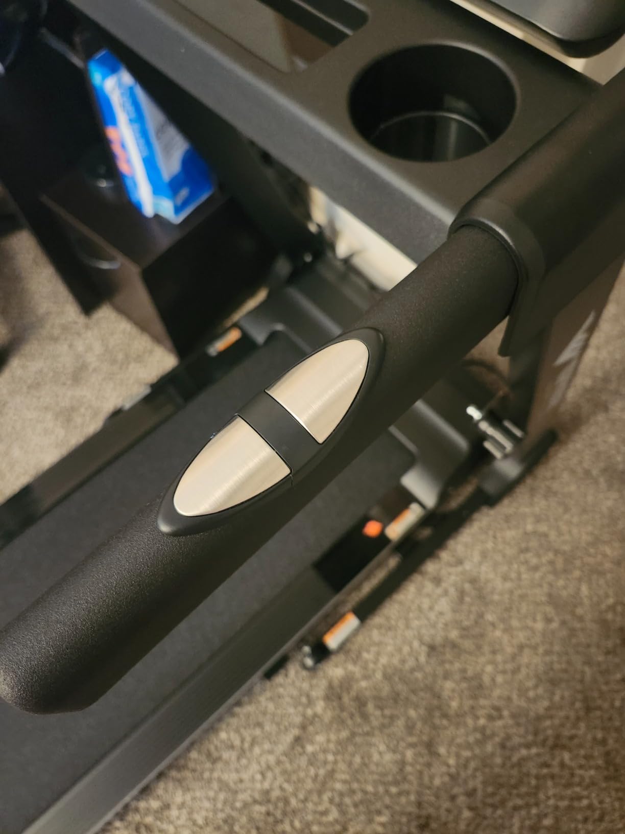 Impremey Folding Treadmill with Incline, Electric Treadmill with 42