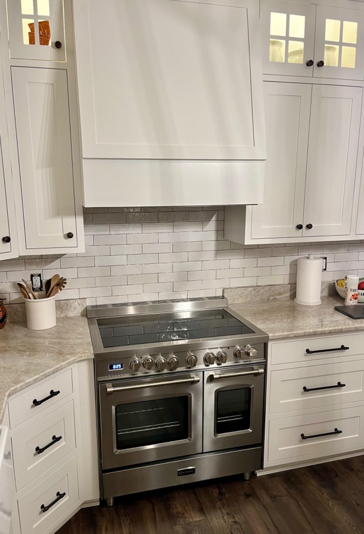 Verona Prestige Series VPFSEE365DSS 36 Inch All Electric Freestanding Range Double Oven Convection, 5 Radiant Elements in Stainless Steel - Customer Photo 1