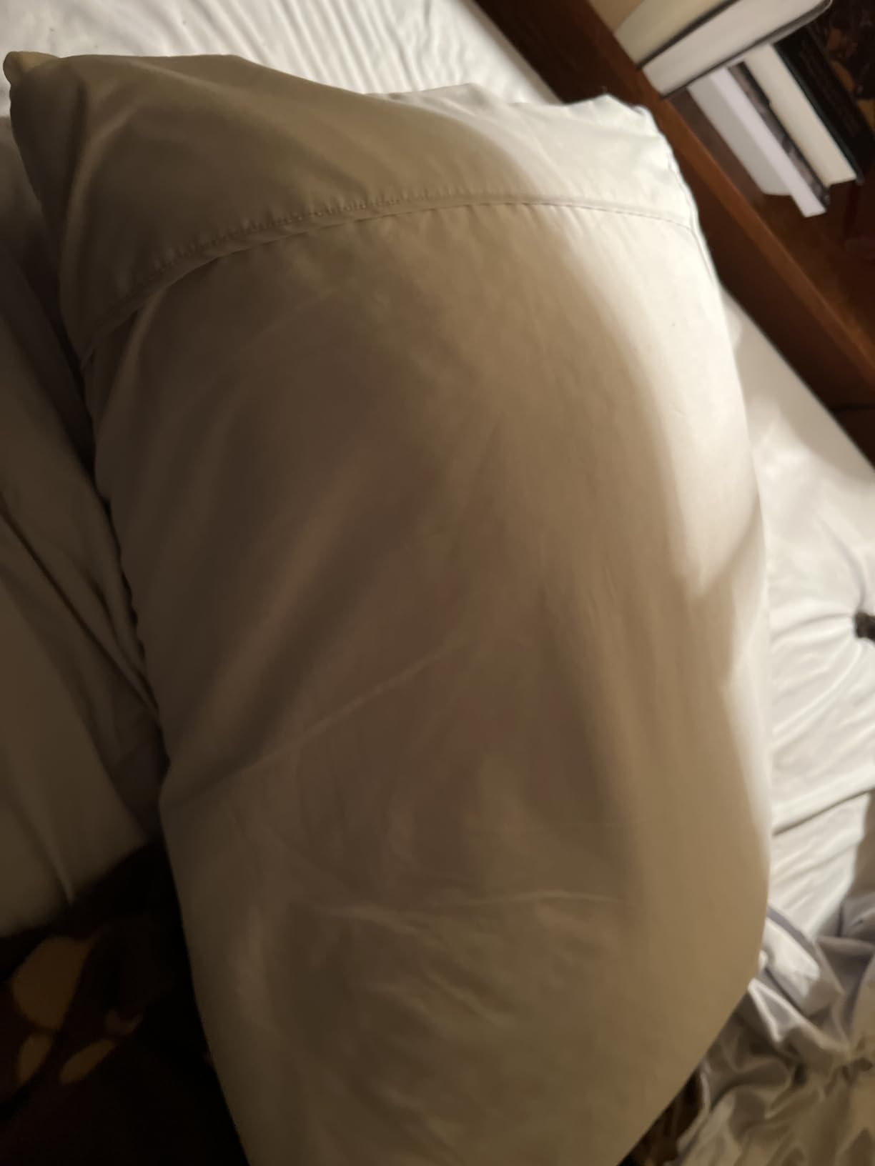 DreamyBlue Signature Pillow w/Adjustable Loft • Shredded Memory Foam Fill • Neutral Alignment for Side, Back, and Stomach Sleepers • Washable Bamboo Rayon Cover • CertiPUR-US Certified Foam (Queen) - Customer Photo 1