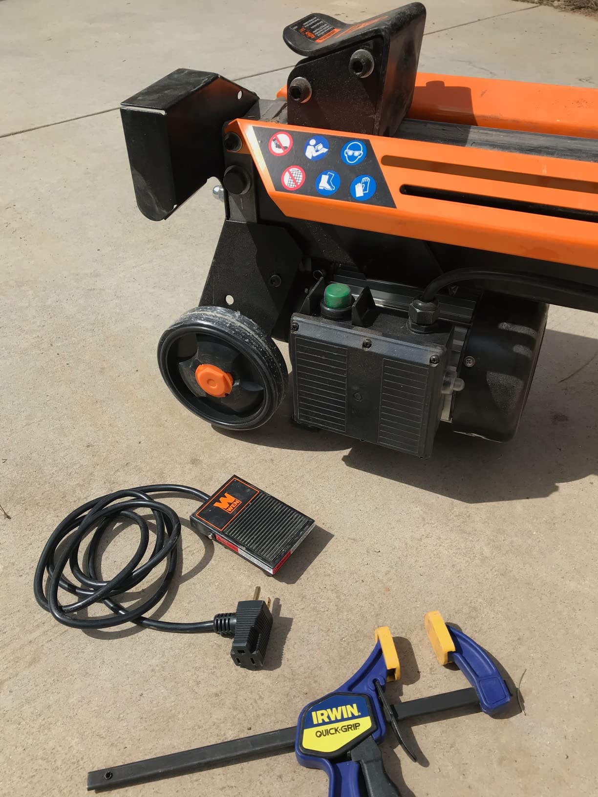 WEN Electric Log Splitter, 6.5-Ton Capacity with Portable Stand (56208) customer photo 1